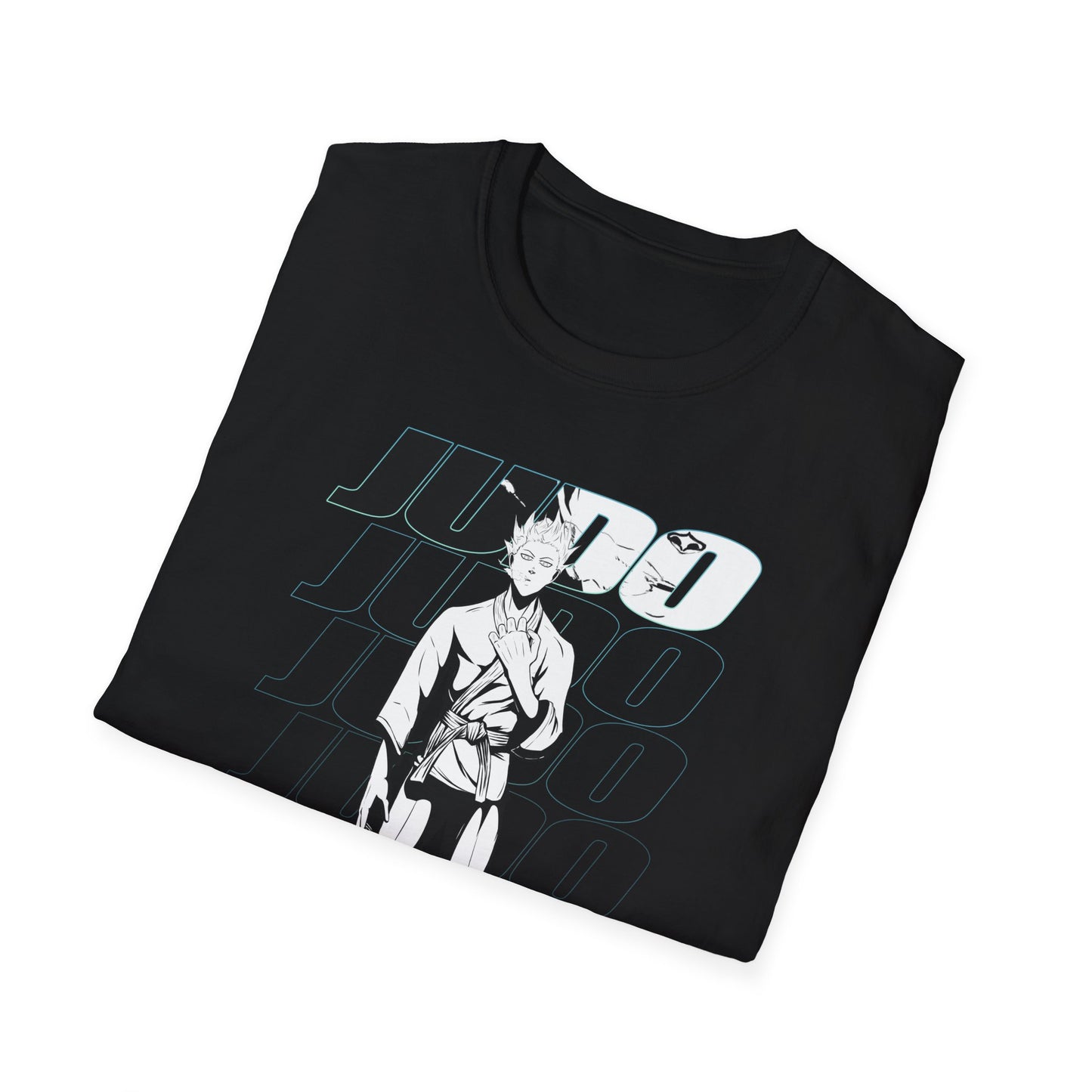 Judo Male Graphic - Unisex Softstyle T-Shirt - Perfect for Martial Arts Enthusiasts