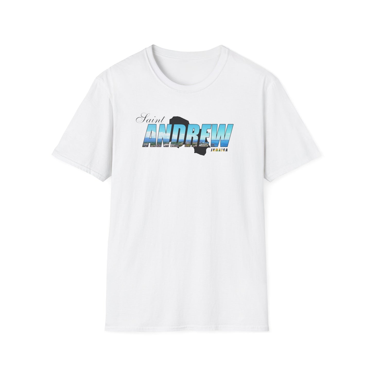 Saint Andrew Unisex Softstyle T-Shirt – Comfortable Beachwear for Vacation Vibes