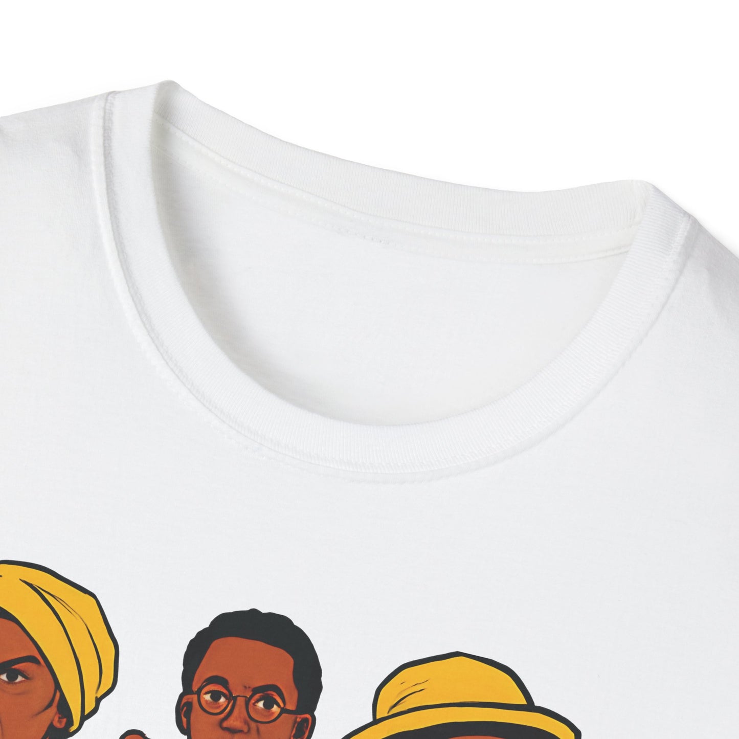 Jamaican National Heros v2 - Graphic T-Shirt, Unisex Softstyle Tee for Activists, Vintage Style Tee, Gift for Change Makers, Streetwear, Social Justice