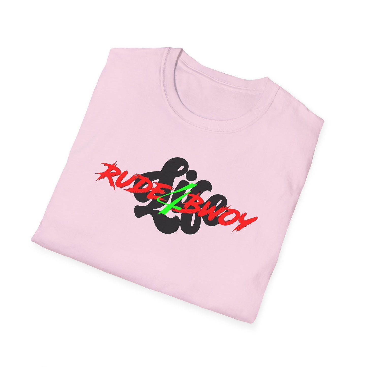 Rude Bwoy 4 Life Unisex Softstyle T-Shirt - Graphic Tee for Trendsetters