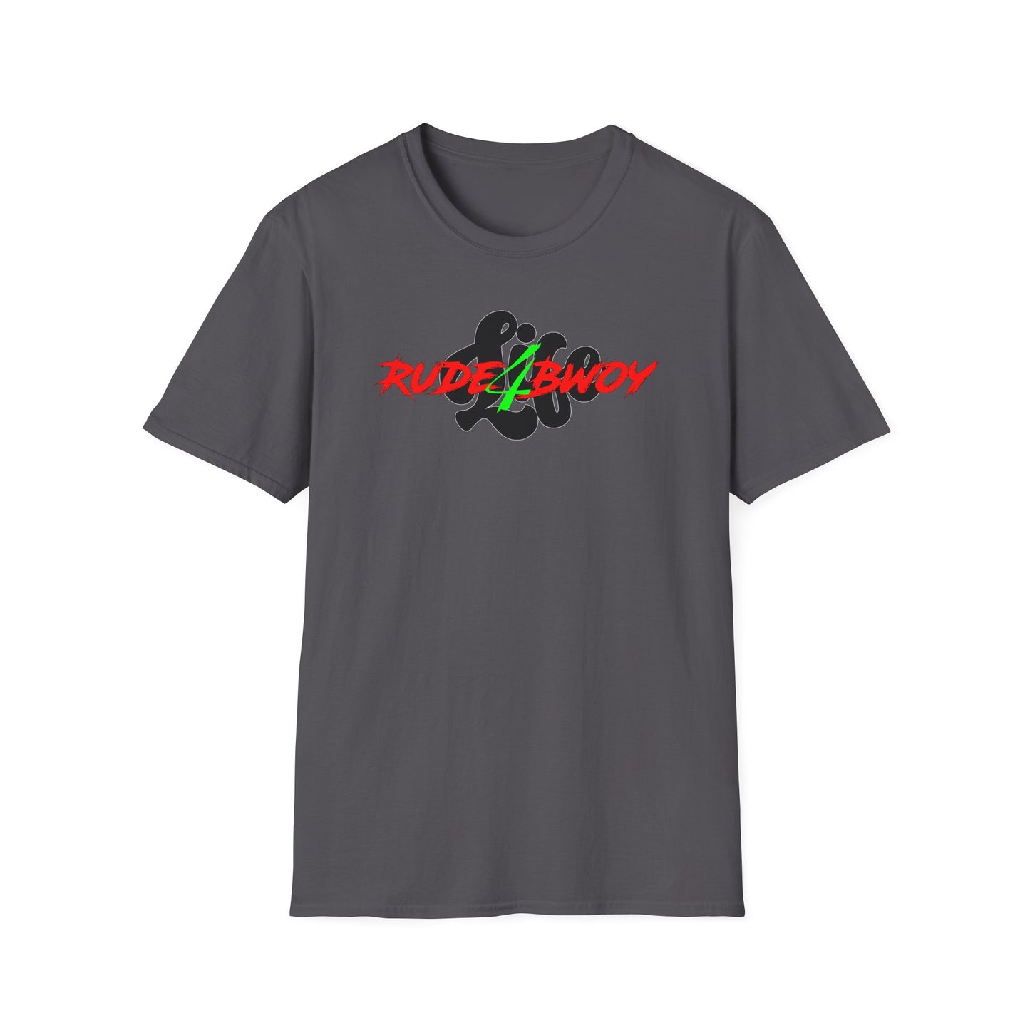 Rude Bwoy 4 Life Unisex Softstyle T-Shirt - Graphic Tee for Trendsetters