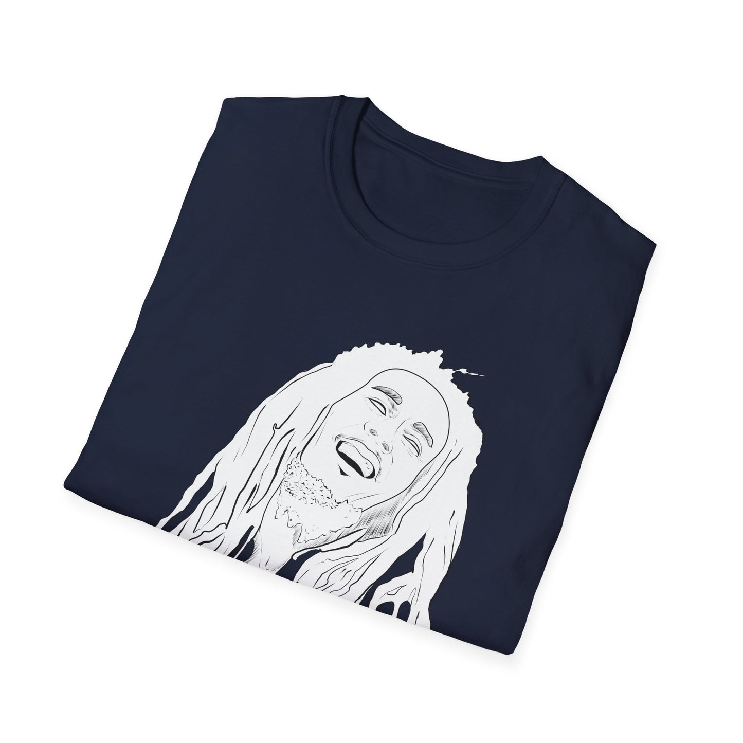 Legendary Musician Illustration Unisex Softstyle T-Shirt