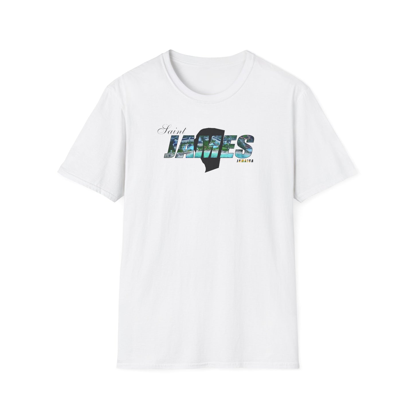 Saint James Unisex Softstyle T-Shirt – Comfortable Beachwear for Vacation Vibes