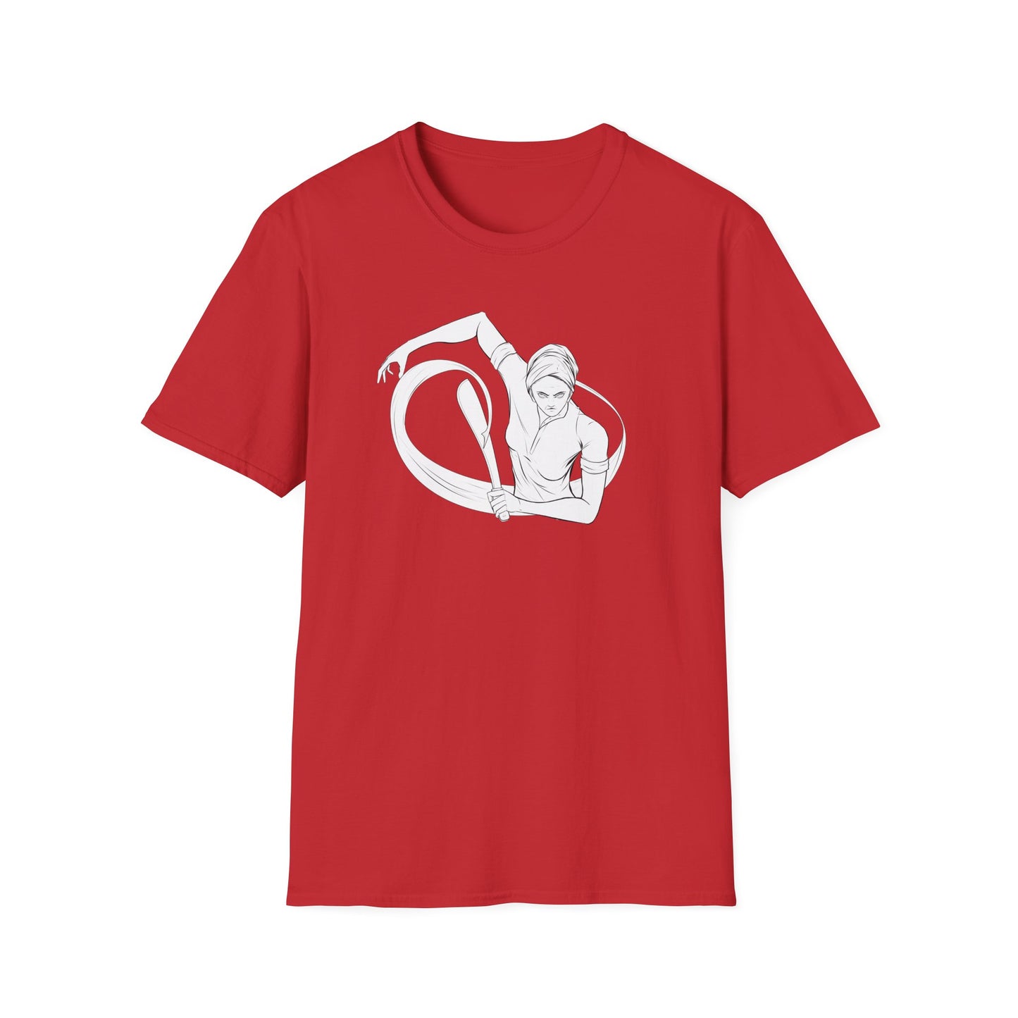 Nanny Illustration Softstyle Unisex T-Shirt - Bold Art Tee for Everyday Wear