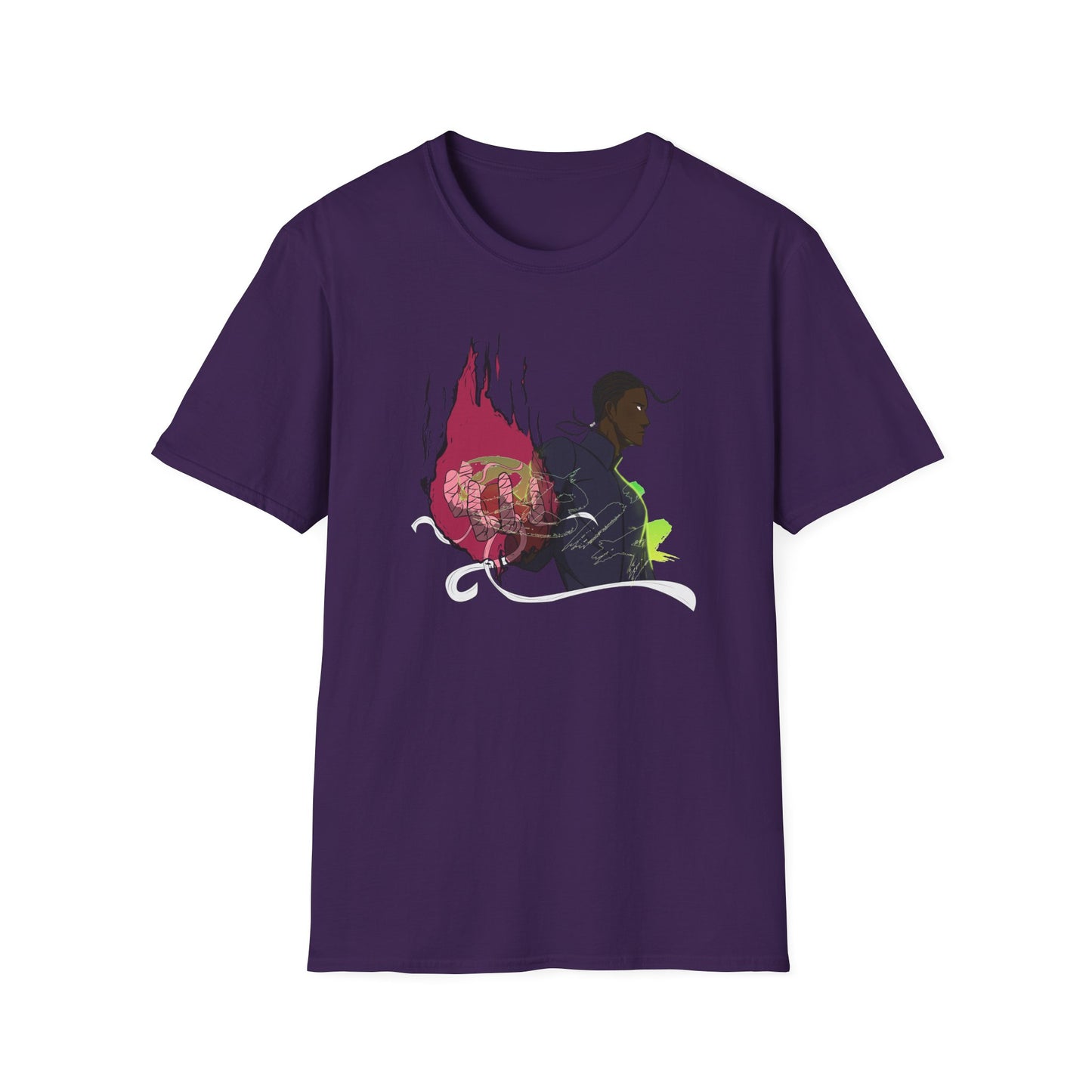 Obia Male Graphics - Unisex Softstyle T-Shirt - Anime Lovers