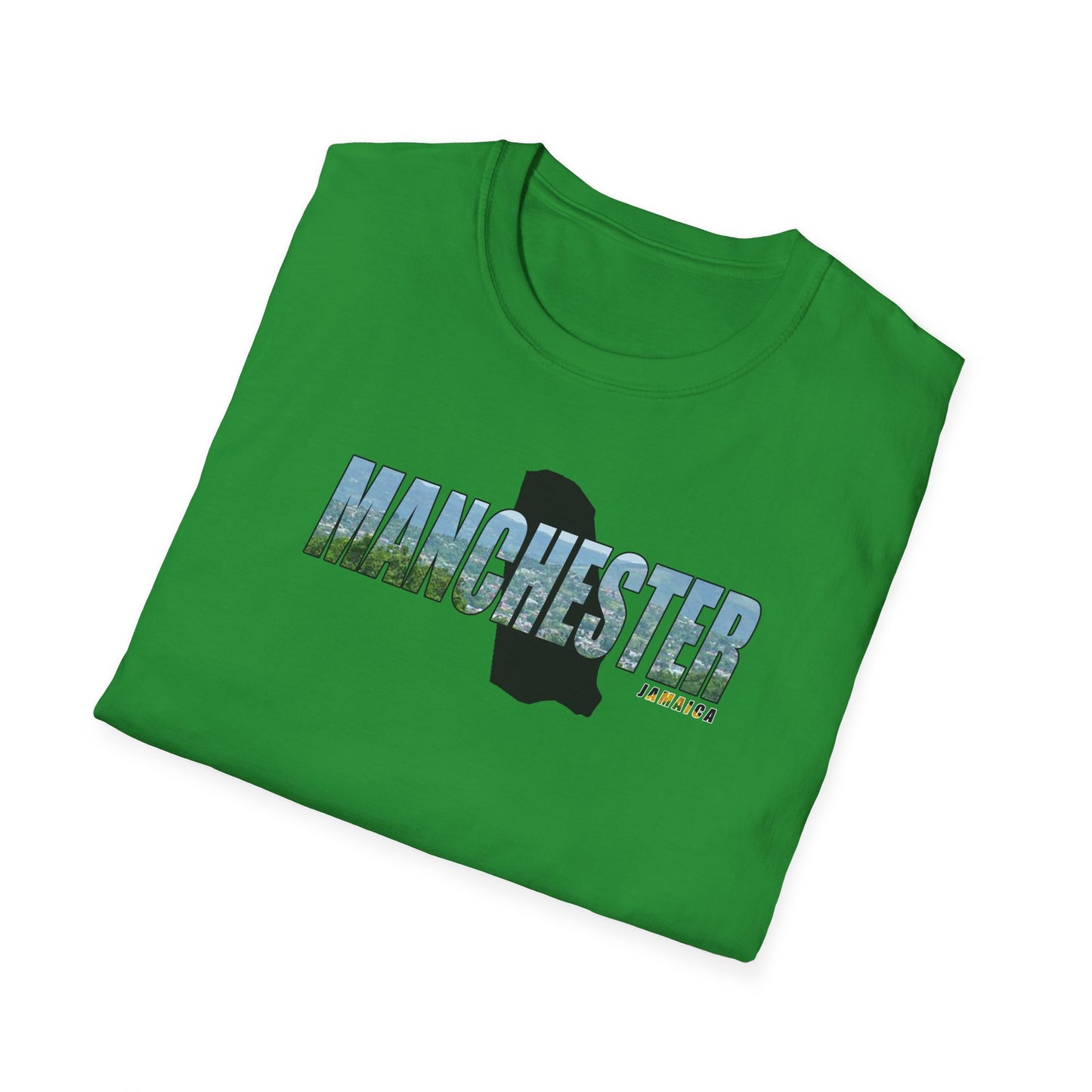 Manchester Graphic Unisex Softstyle T-Shirt - Casual Comfort for Travel Lovers