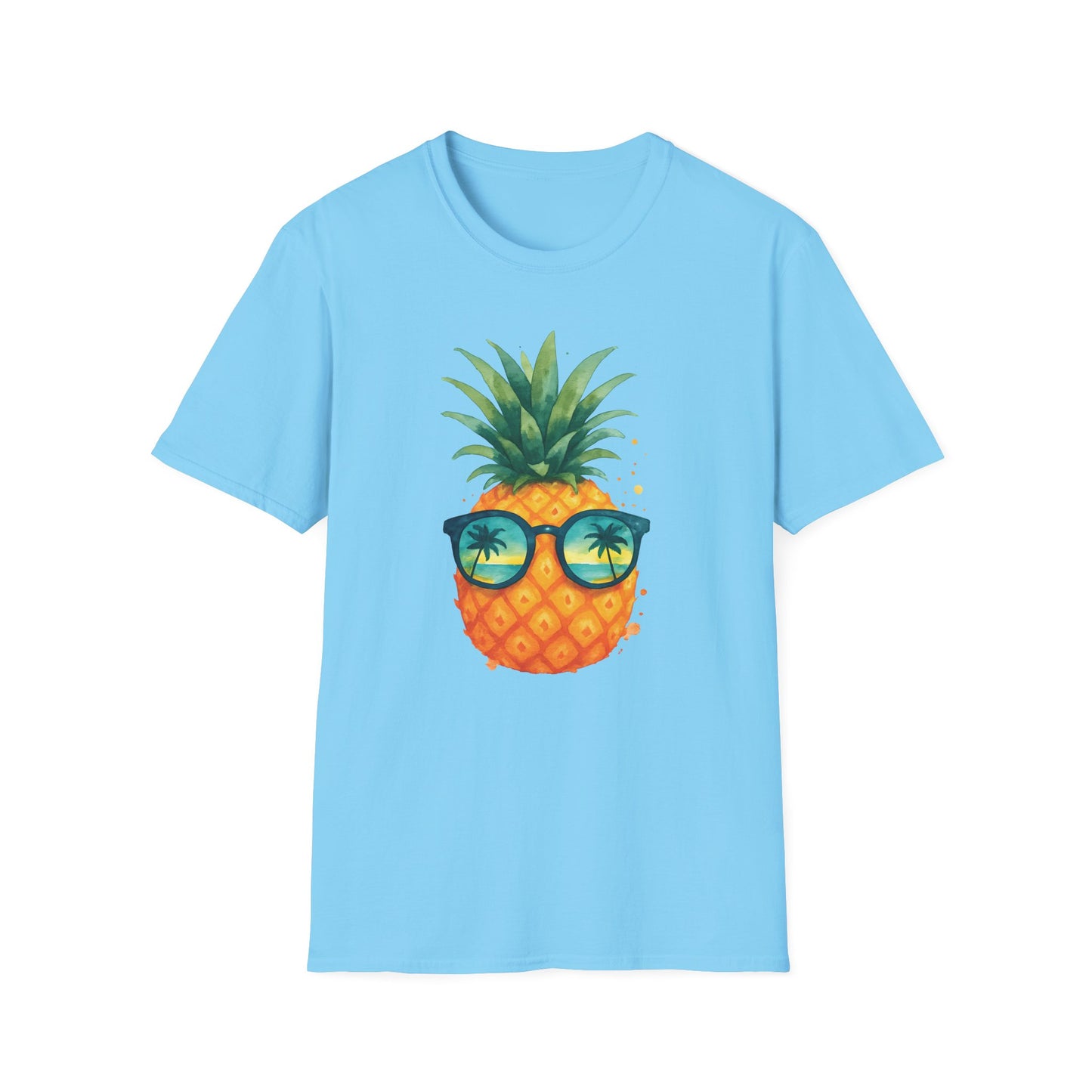 Cool Pineapple Sunglasses T-Shirt | Summer Vibes, Beachwear, Gift for Pineapple Lovers, Tropical Party Outfit, Unisex Tee