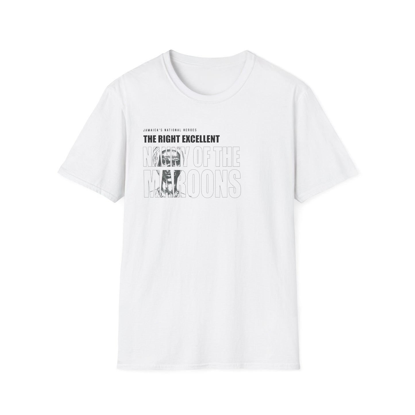 Nanny of the Maroons Tribute T-Shirt - Softstyle Jamaica National Hero Series