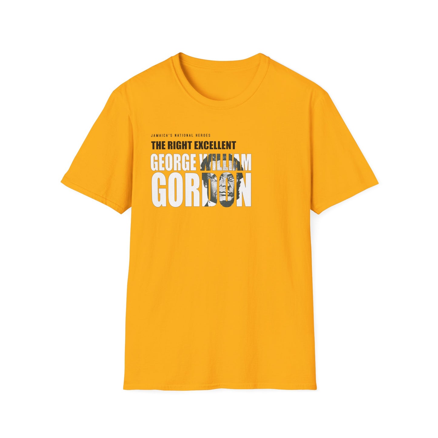 George William Gordon Tribute T-Shirt - Softstyle Jamaica National Hero Series