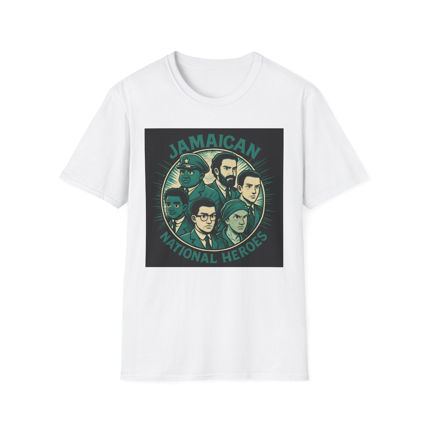 Jamaican National Heroes - T-Shirt, Unisex Tee, Black History Month, Gift for Culture Lovers, Casual Everyday Wear, Heritage Pride
