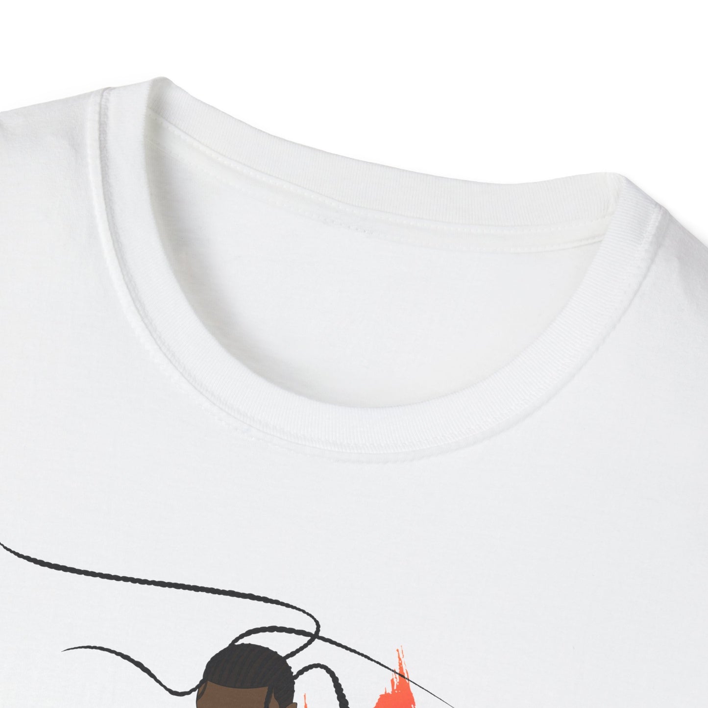 Ninja Female Graphic Unisex Softstyle T-Shirt - Cool Graphic Tee for Adventurers