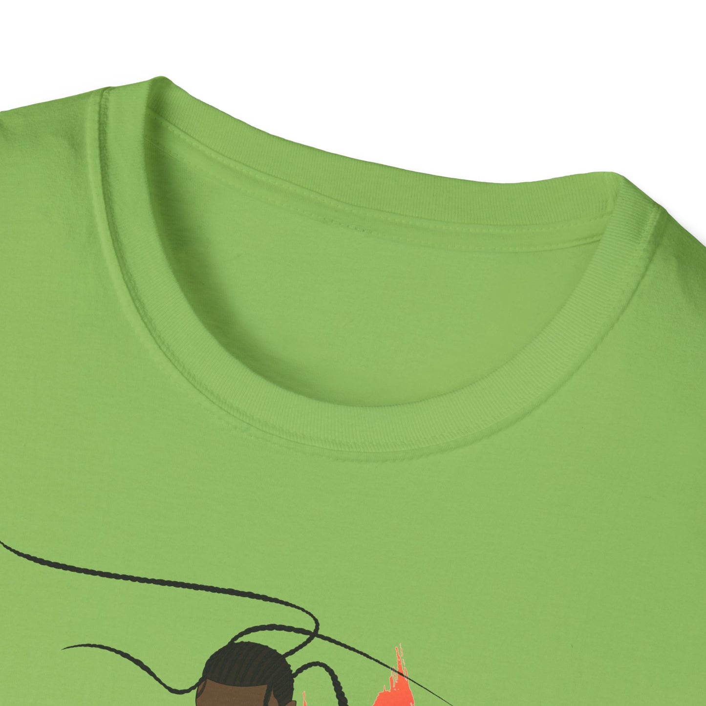 Ninja Female Graphic Unisex Softstyle T-Shirt - Cool Graphic Tee for Adventurers