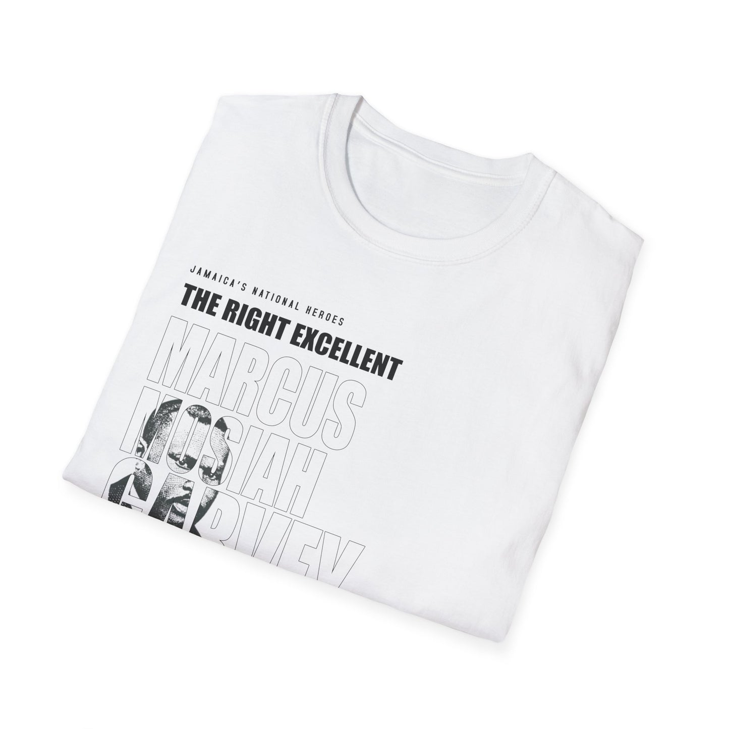 Marcus Mosiah Garvey Tribute T-Shirt - Softstyle Jamaica National Hero Series