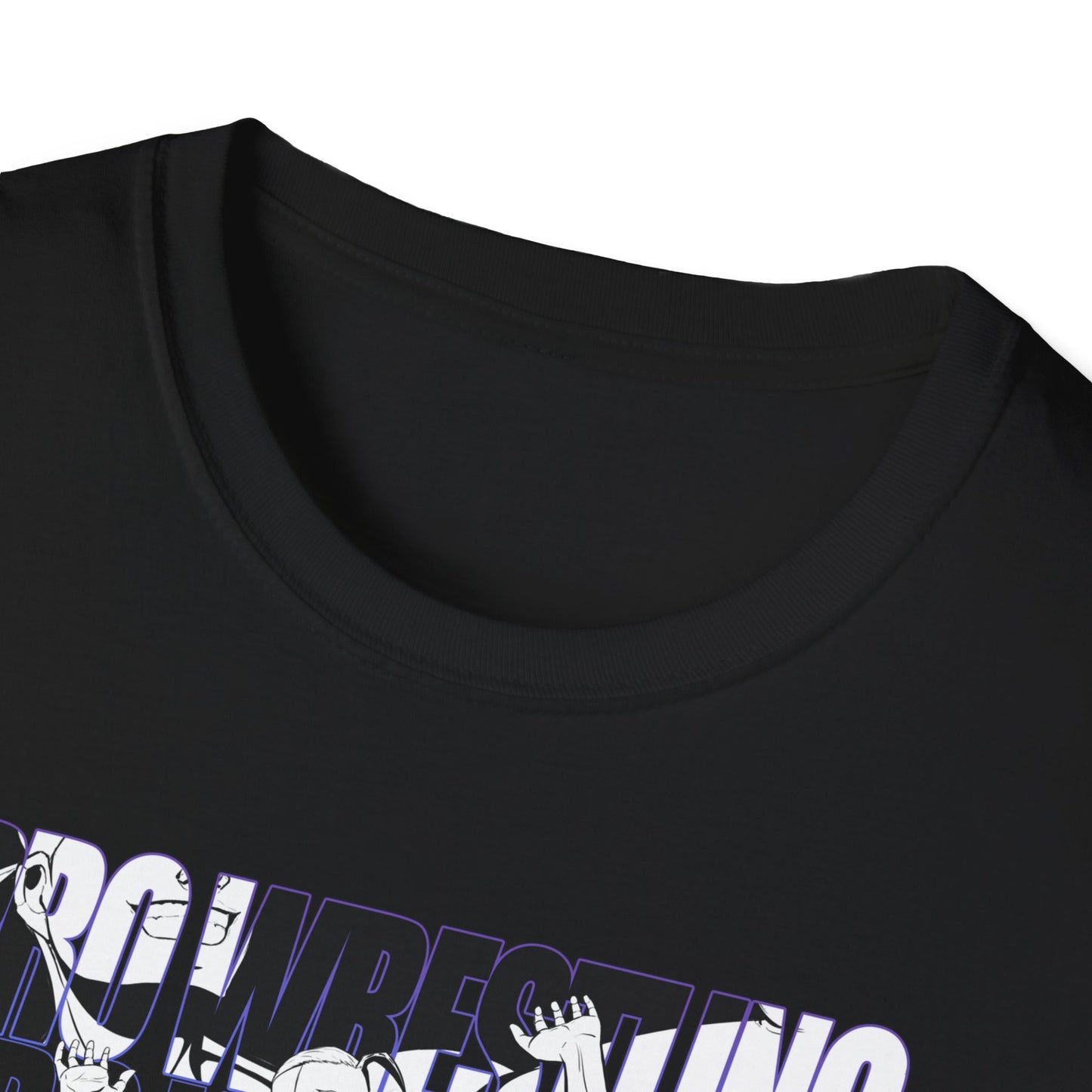 Pro Wrestling Male Graphic Unisex Softstyle T-Shirt