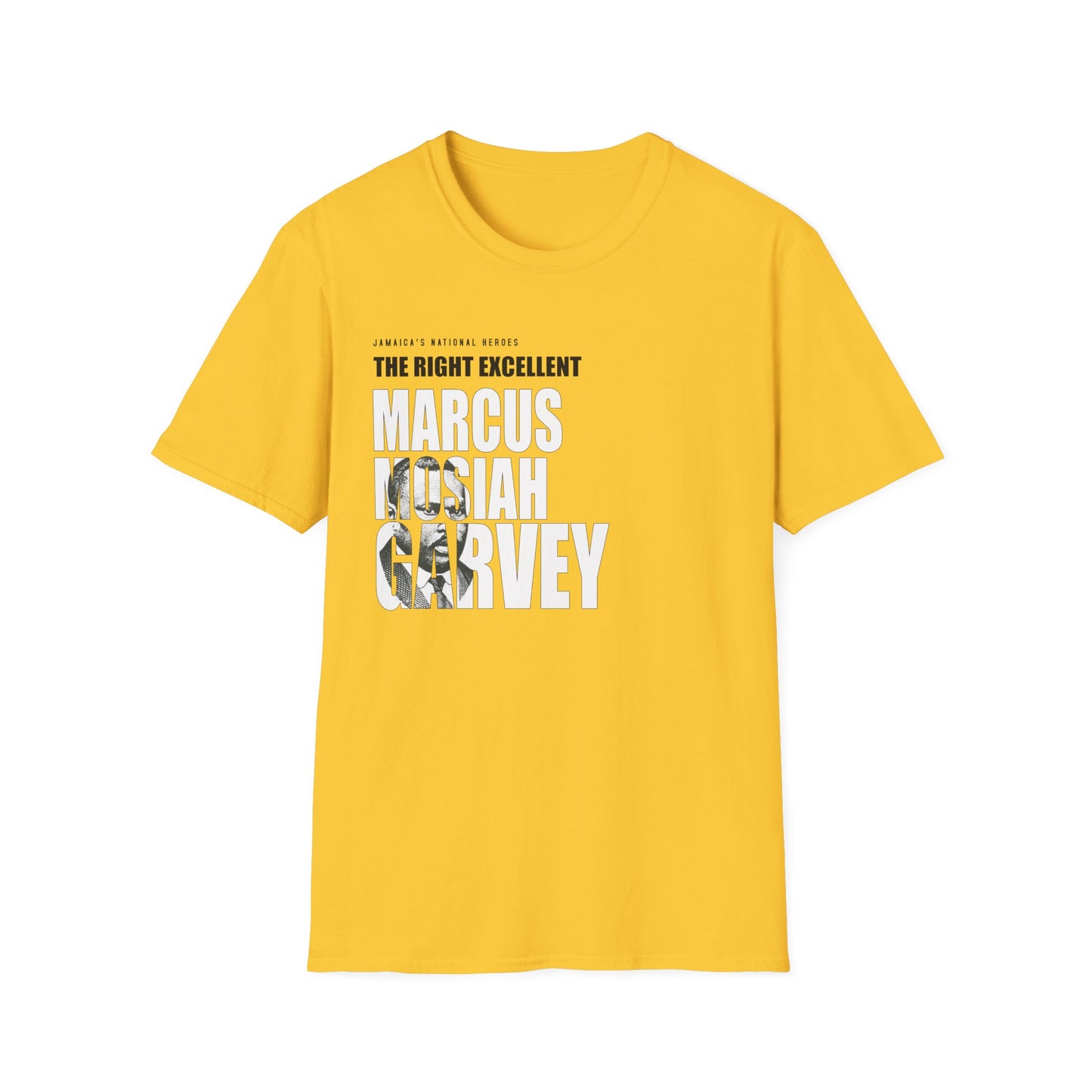Marcus Mosiah Garvey Tribute T-Shirt - Softstyle Jamaica National Hero Series