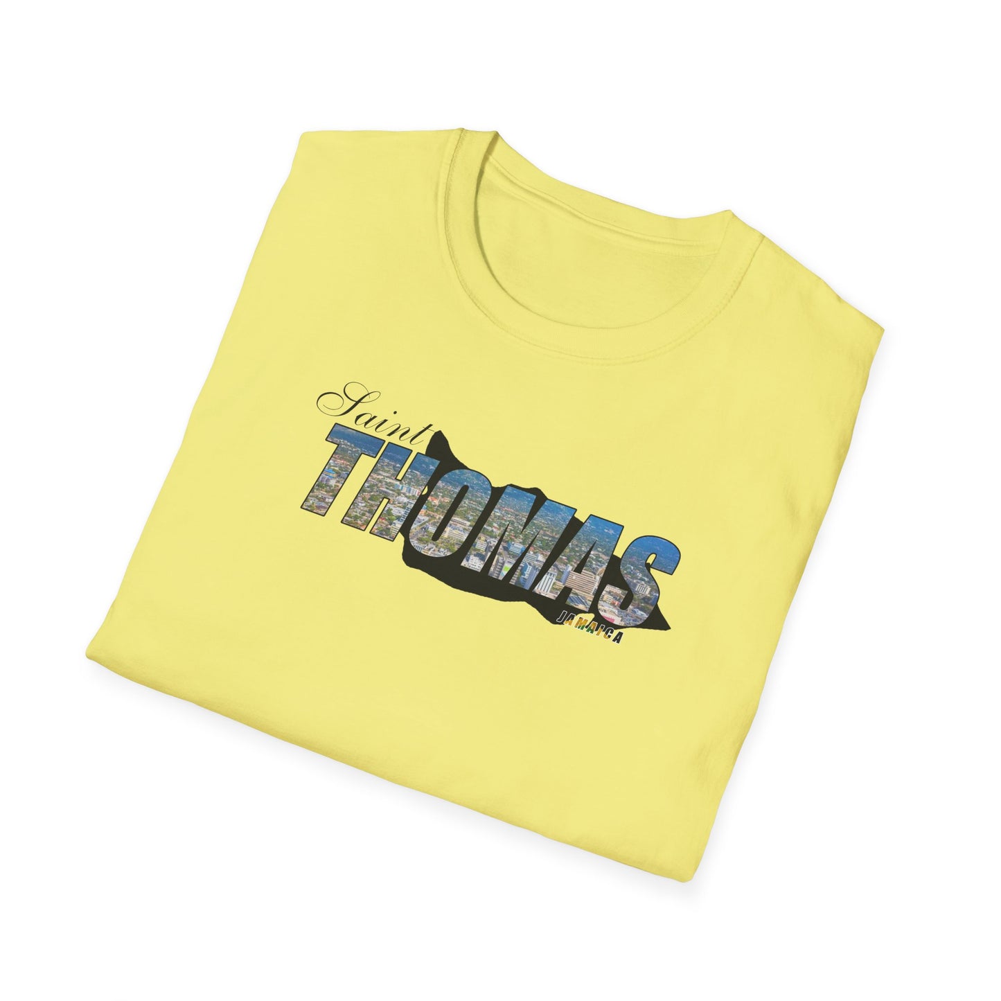 Saint Thomas Unisex Softstyle T-Shirt – Comfortable Beachwear for Vacation Vibes