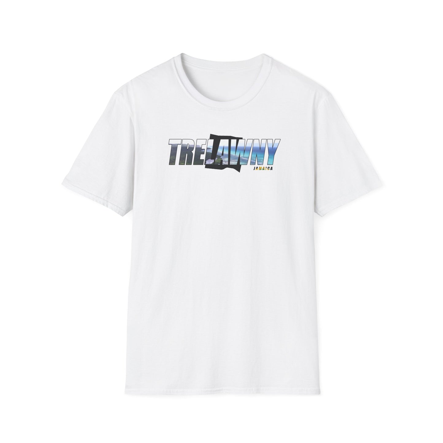Trelawny Unisex Softstyle T-Shirt – Comfortable Beachwear for Vacation Vibes