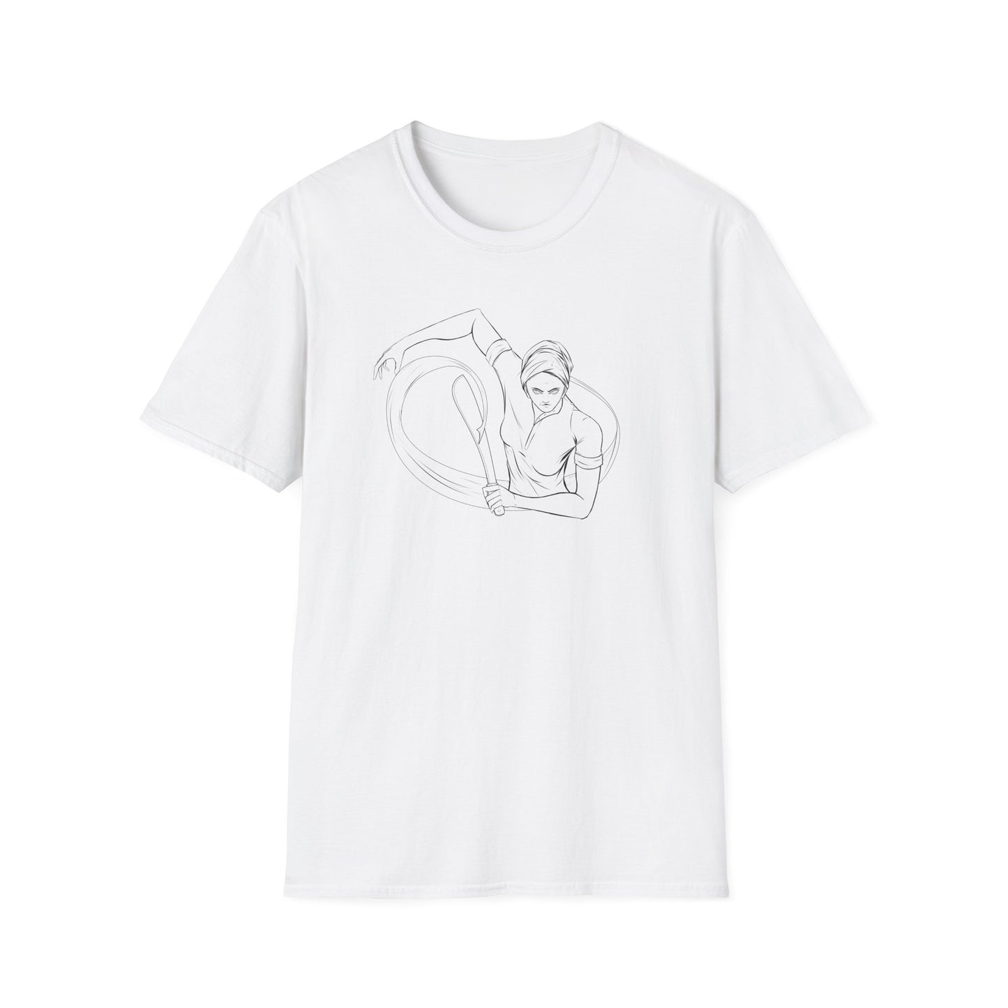 Nanny Illustration Softstyle Unisex T-Shirt - Bold Art Tee for Everyday Wear