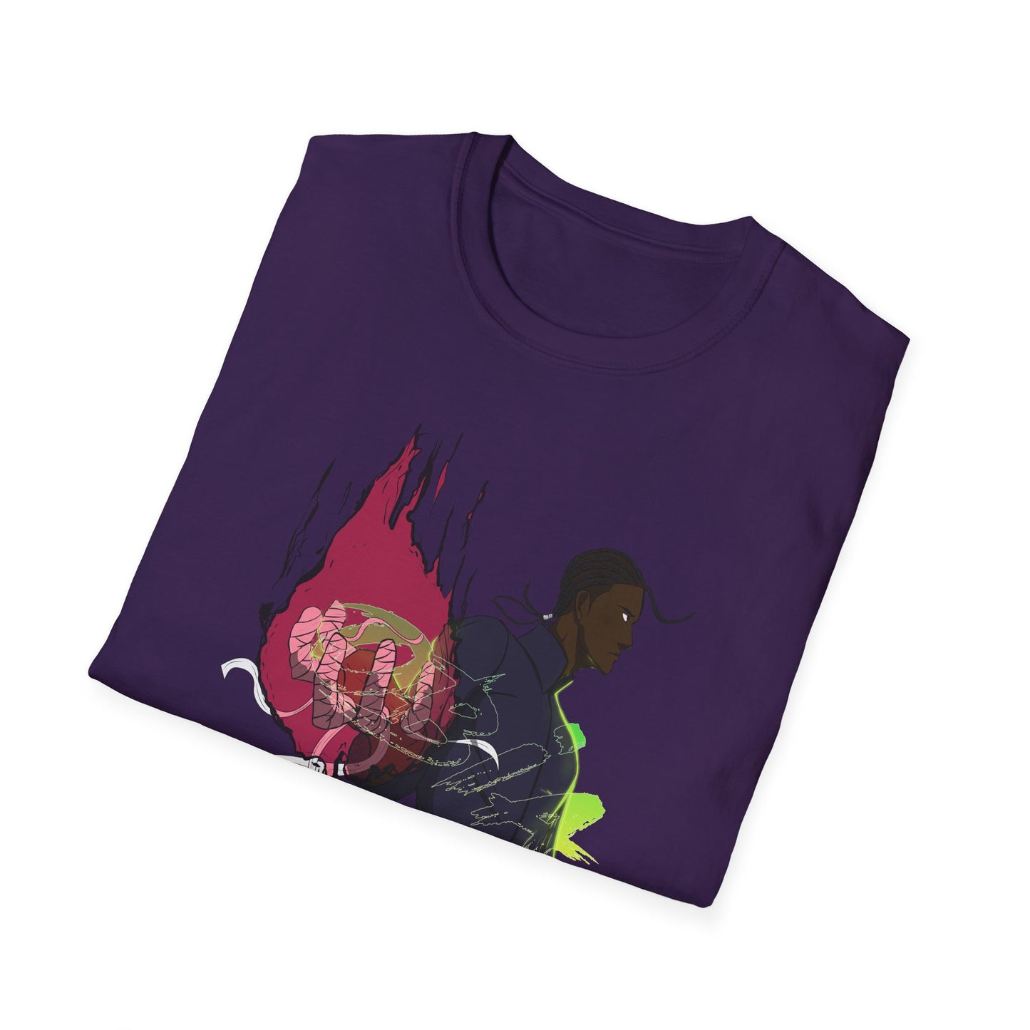 Obia Male Graphics - Unisex Softstyle T-Shirt - Anime Lovers