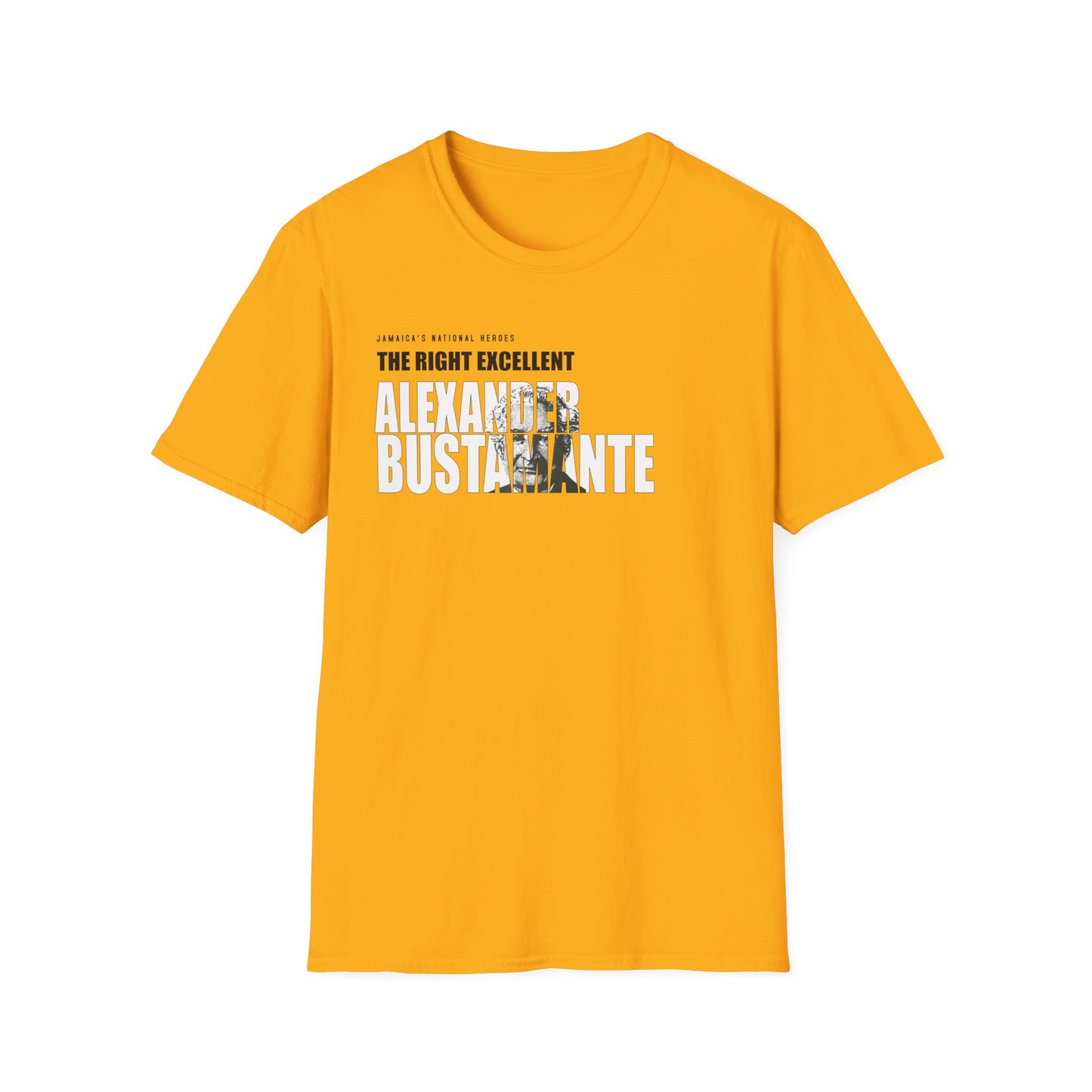 Alexander Bustamante Tribute T-Shirt - Softstyle Jamaica National Hero Series