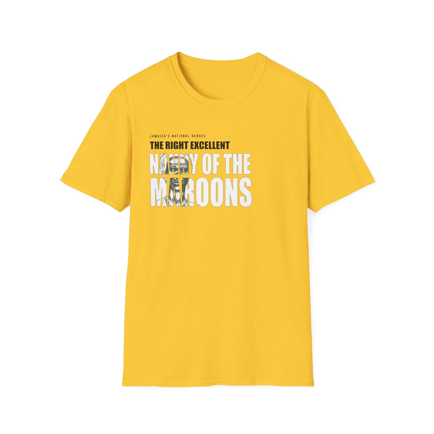 Nanny of the Maroons Tribute T-Shirt - Softstyle Jamaica National Hero Series