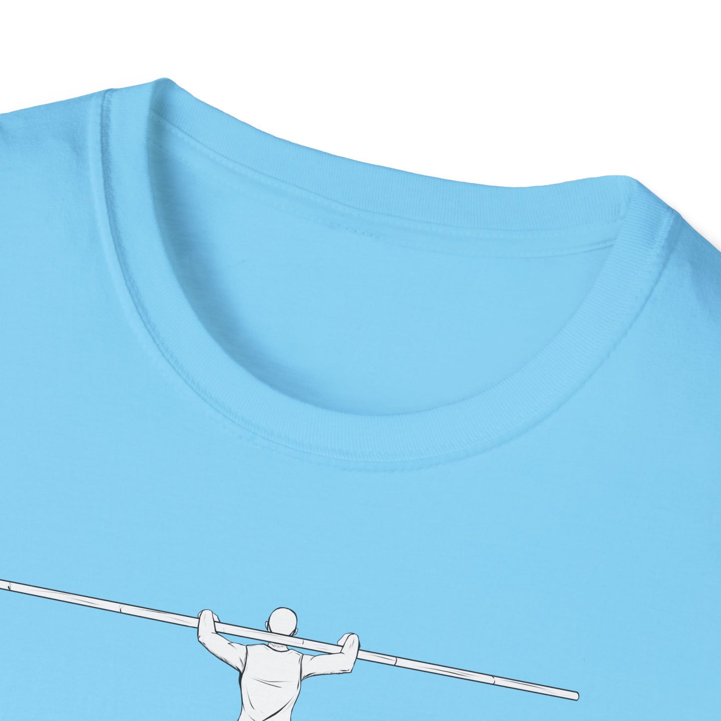 Rower Illustration Unisex Softstyle T-Shirt - Minimalist Graphic Tee for Nature Lovers