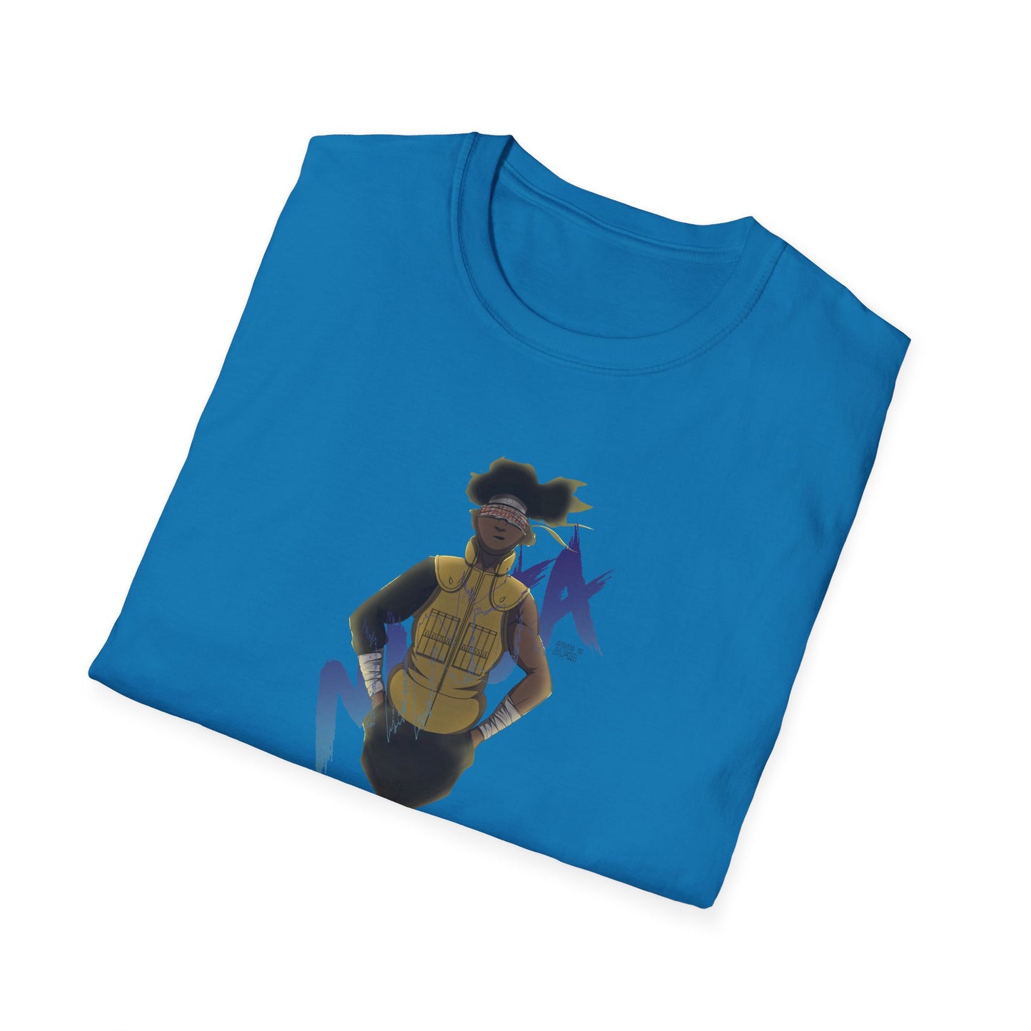 Ninja Male Graphic Unisex Softstyle T-Shirt - Bold Graphic Design for Everyday Wear