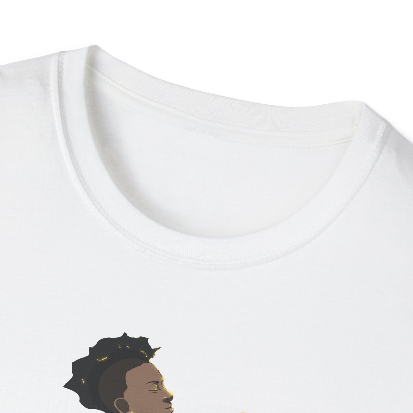 Dragon Style Female Graphic Unisex Softstyle T-Shirt | Bold Art Design for Creative Souls