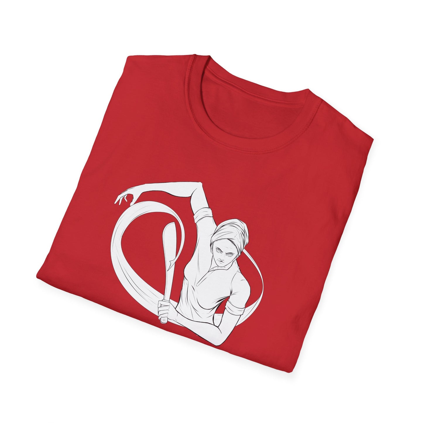 Nanny Illustration Softstyle Unisex T-Shirt - Bold Art Tee for Everyday Wear