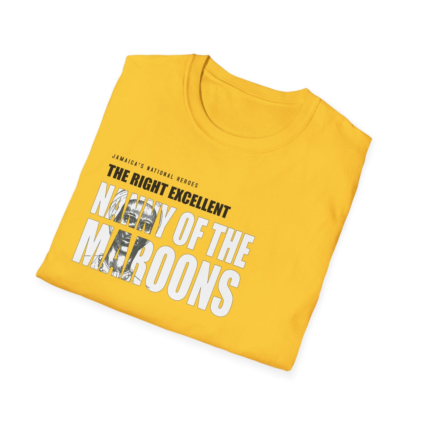 Nanny of the Maroons Tribute T-Shirt - Softstyle Jamaica National Hero Series