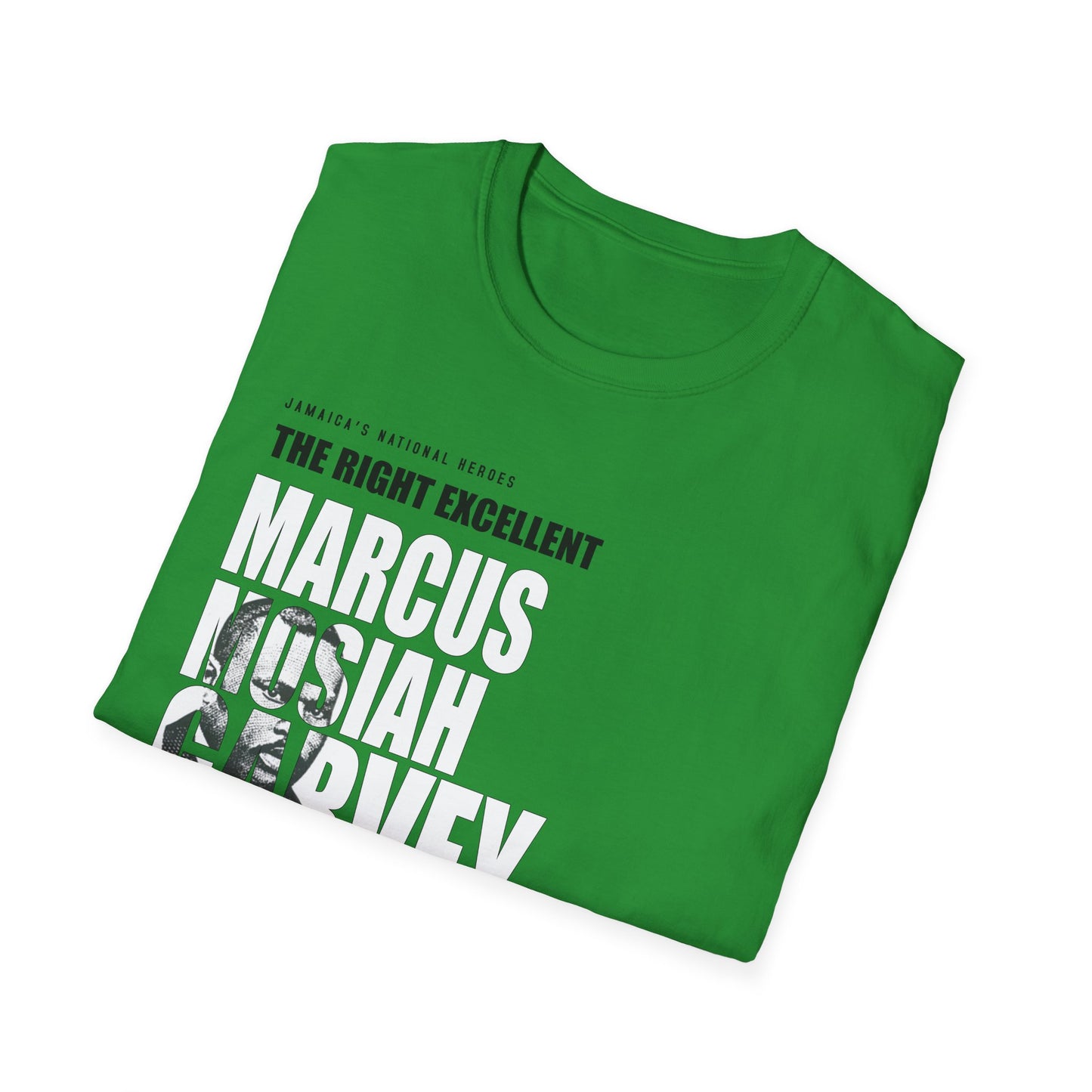 Marcus Mosiah Garvey Tribute T-Shirt - Softstyle Jamaica National Hero Series