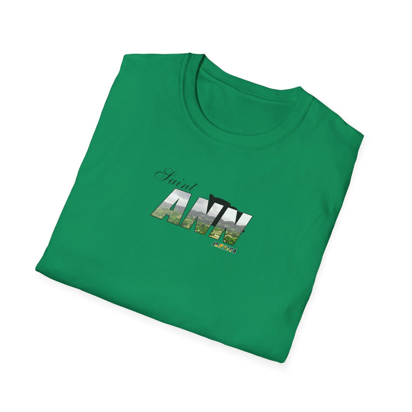 Saint Ann Unisex Softstyle T-Shirt – Comfortable Beachwear for Vacation Vibes
