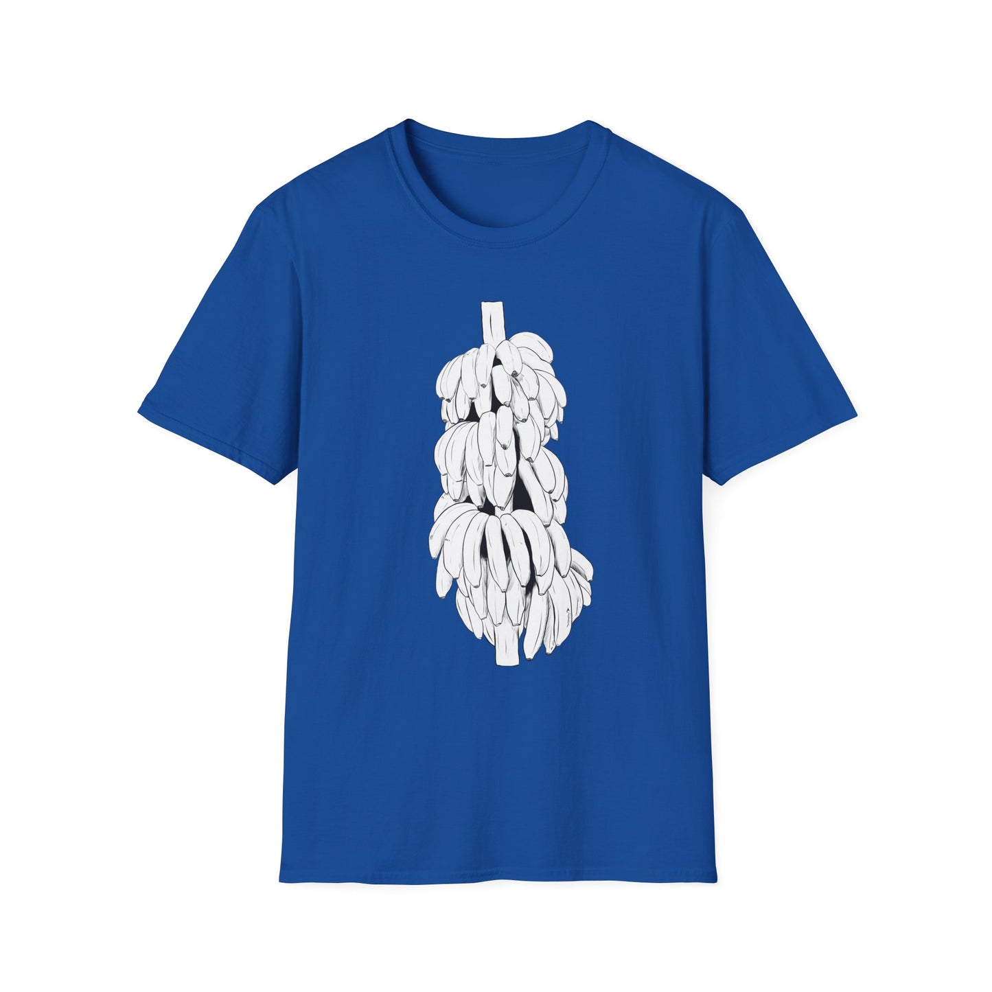 Banana Illustration Unisex Softstyle T-Shirt - Fun Fruit Graphic Tee for Casual Wear
