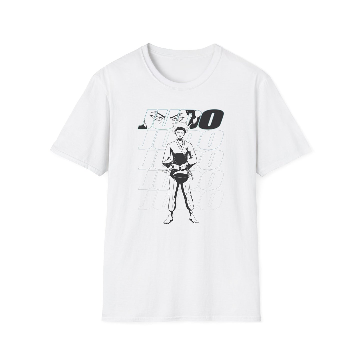 Judo Female Graphic - Unisex Softstyle T-Shirt – Perfect for Anime Fans