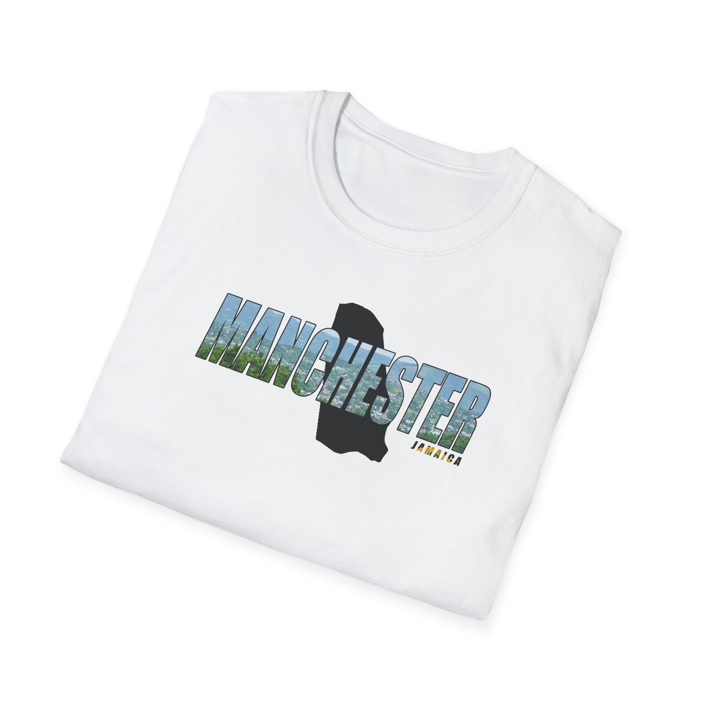 Manchester Graphic Unisex Softstyle T-Shirt - Casual Comfort for Travel Lovers