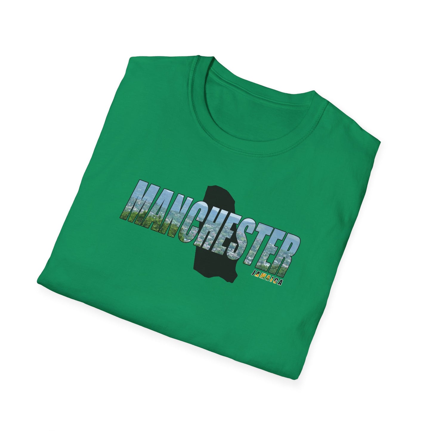 Manchester Graphic Unisex Softstyle T-Shirt - Casual Comfort for Travel Lovers