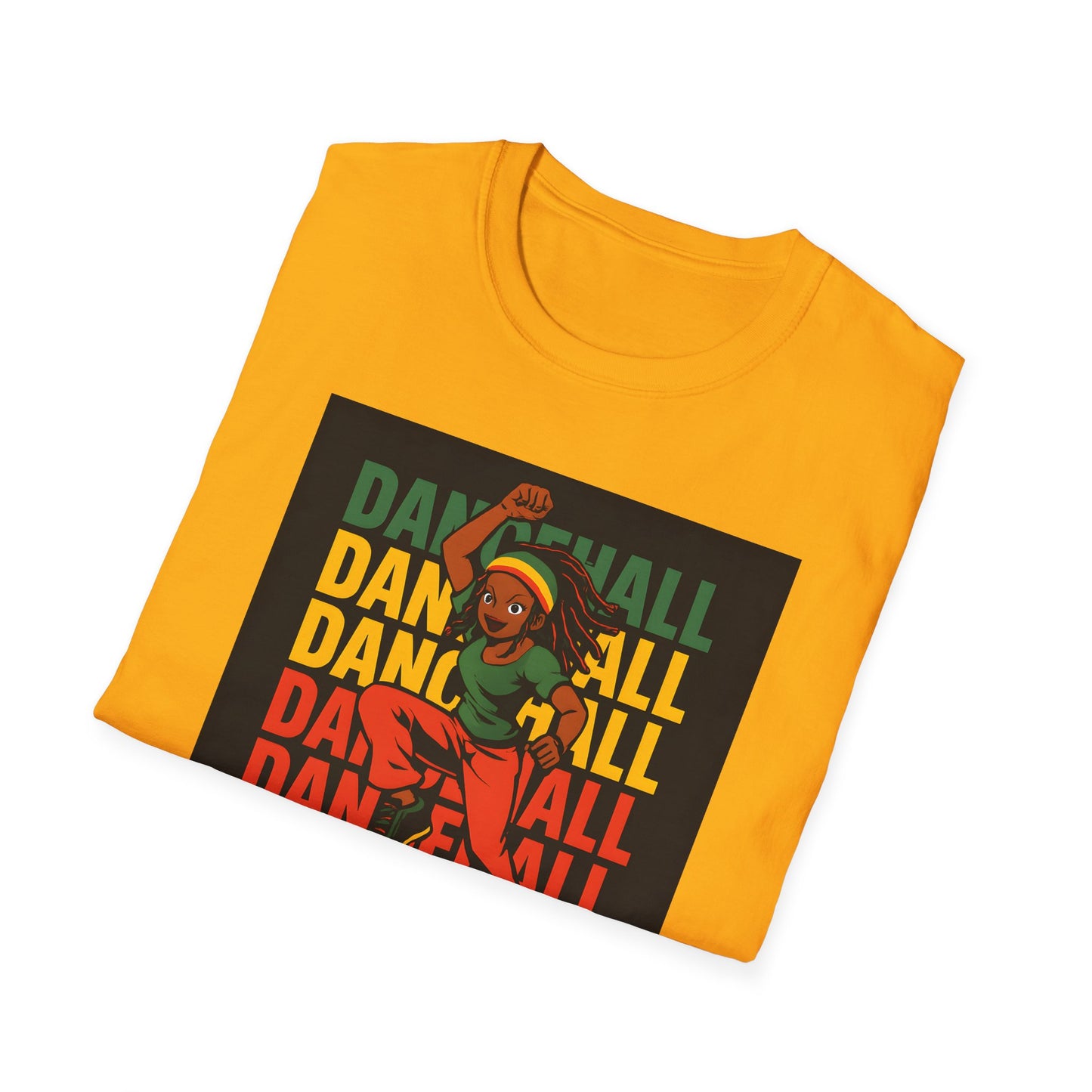 DanceHall Unisex Softstyle T-Shirt, Reggae Vibe Tee, Music Festival Top, Party Apparel, Gift for Music Lovers, Casual Wear