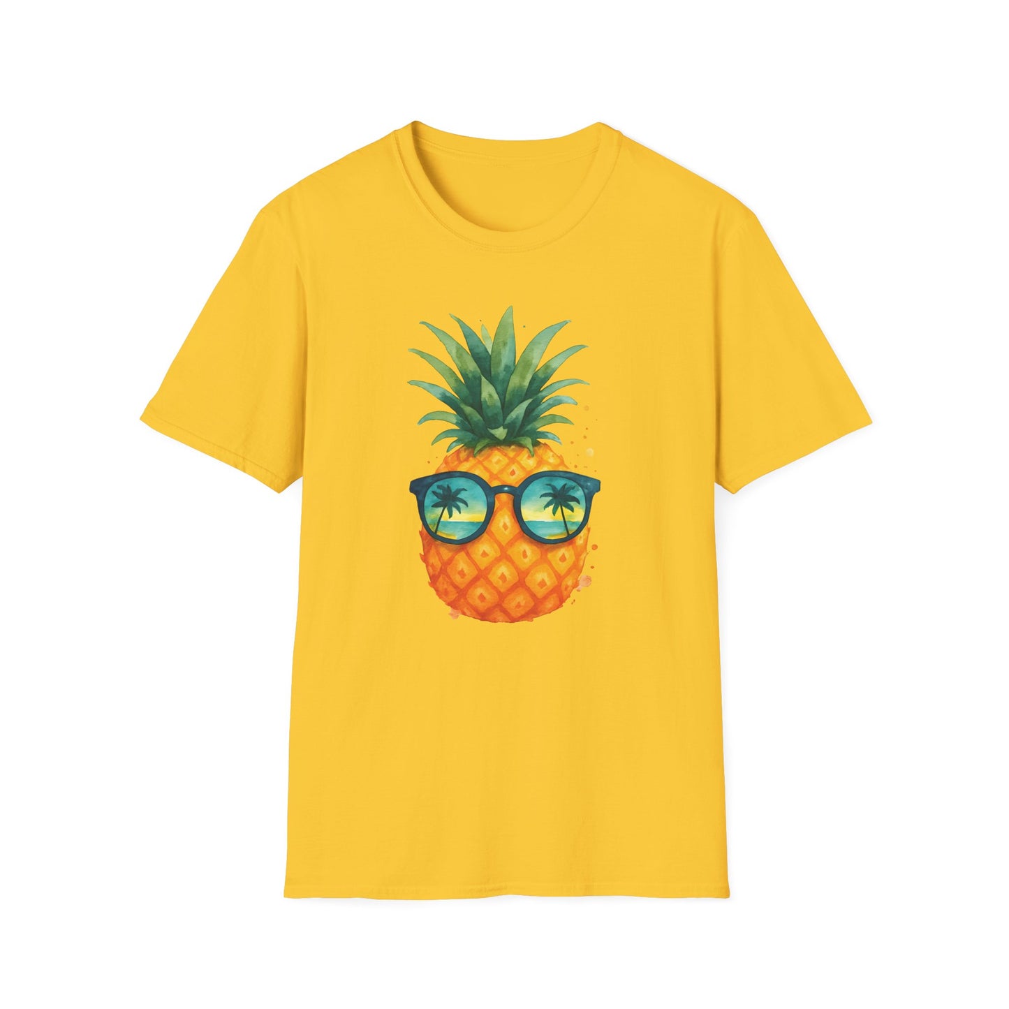 Cool Pineapple Sunglasses T-Shirt | Summer Vibes, Beachwear, Gift for Pineapple Lovers, Tropical Party Outfit, Unisex Tee