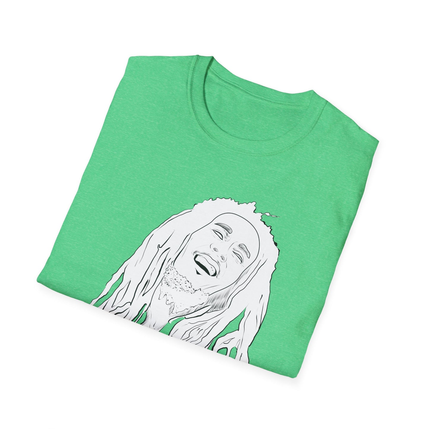 Legendary Musician Illustration Unisex Softstyle T-Shirt
