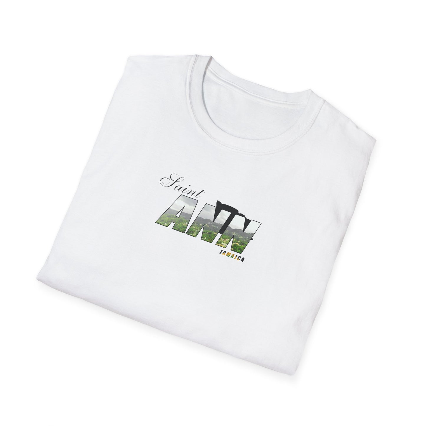 Saint Ann Unisex Softstyle T-Shirt – Comfortable Beachwear for Vacation Vibes