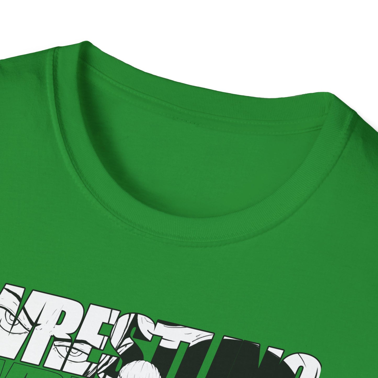 Wrestling Male Design Graphic Unisex Softstyle T-Shirt - Perfect for Sports Enthusiasts