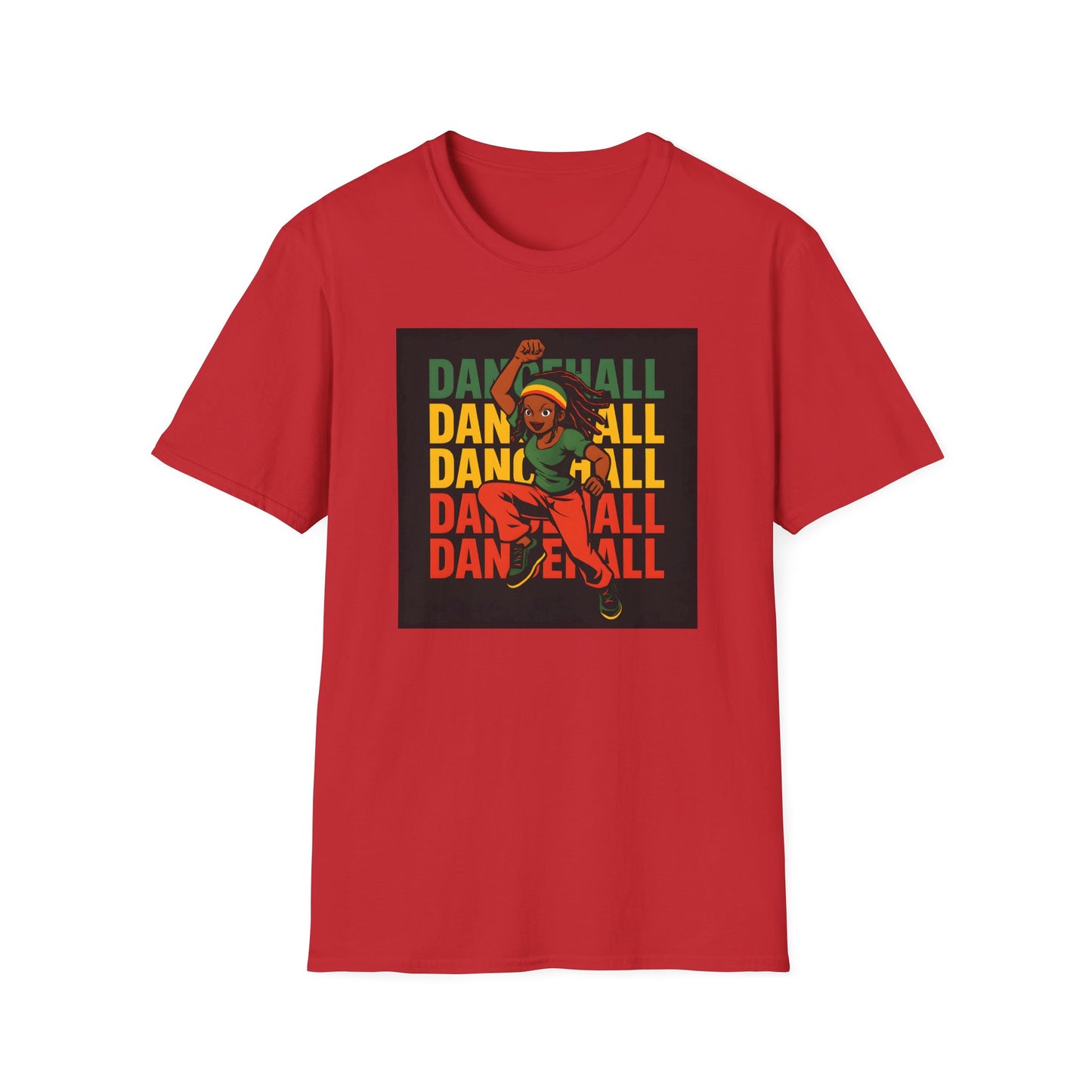 DanceHall Unisex Softstyle T-Shirt, Reggae Vibe Tee, Music Festival Top, Party Apparel, Gift for Music Lovers, Casual Wear