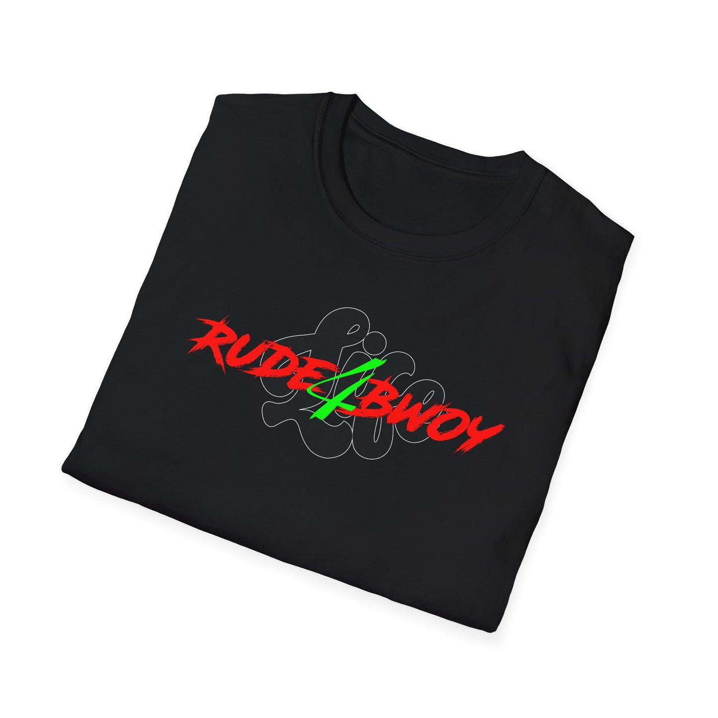 Rude Bwoy 4 Life Unisex Softstyle T-Shirt - Graphic Tee for Trendsetters