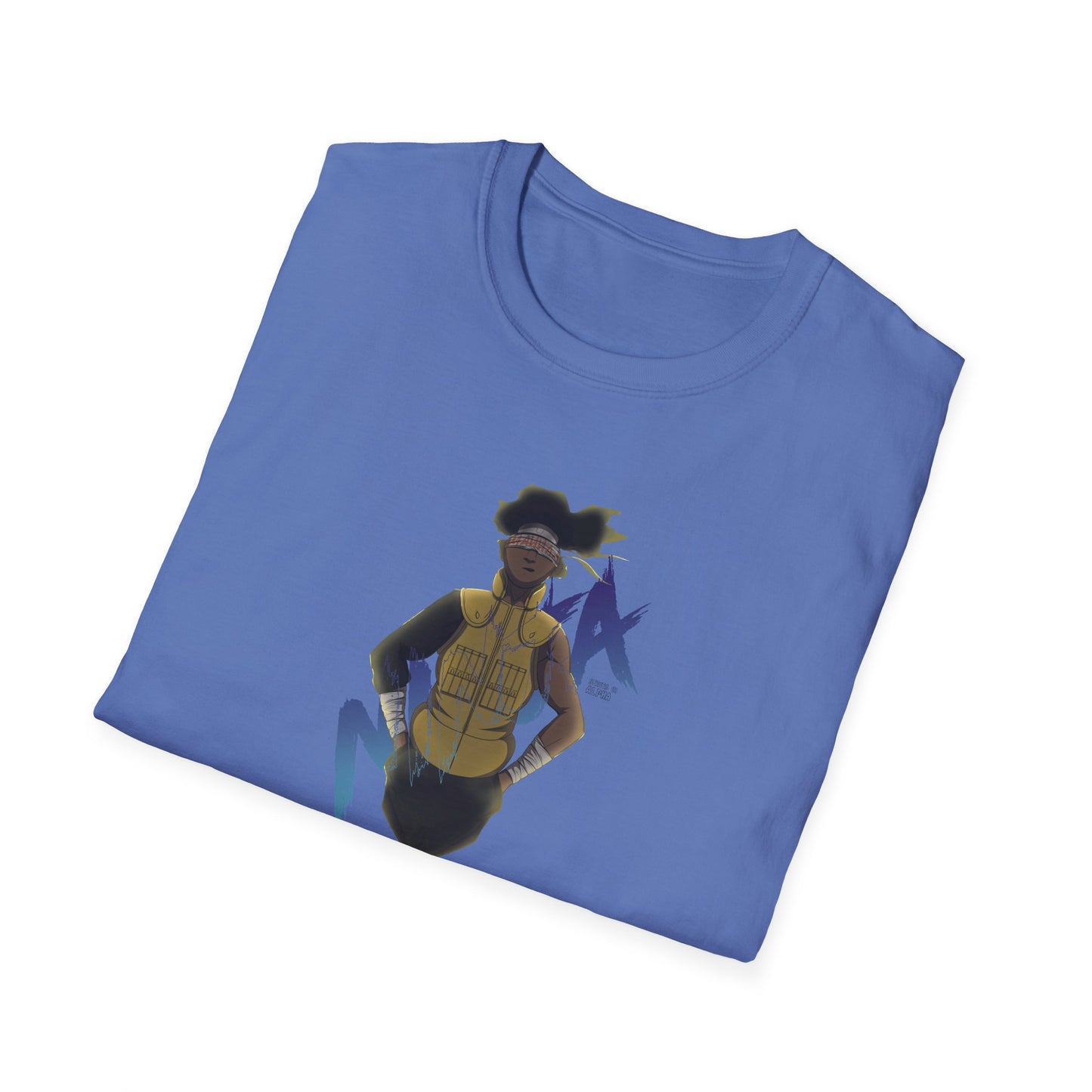 Ninja Male Graphic Unisex Softstyle T-Shirt - Bold Graphic Design for Everyday Wear