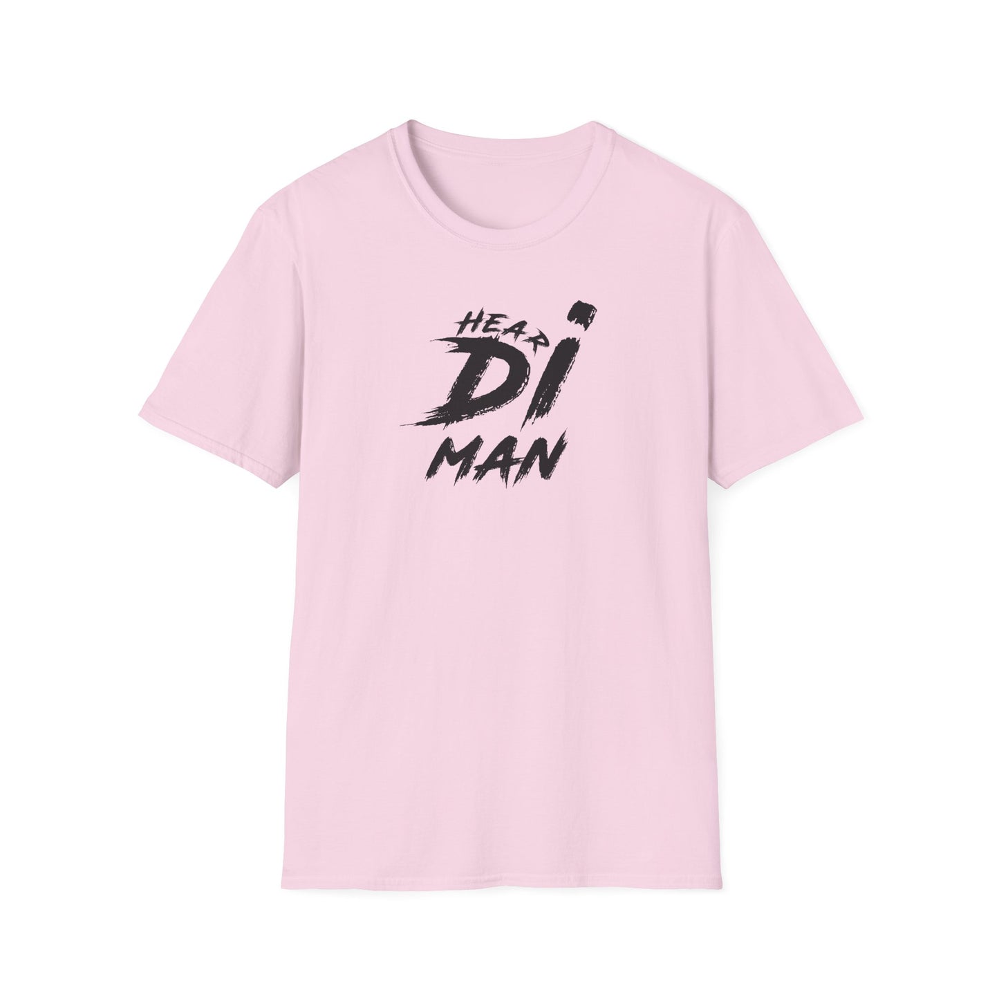 'Hear Di Man' Graphic Tee for Casual Flair - Unisex Softstyle T-Shirt - Bold