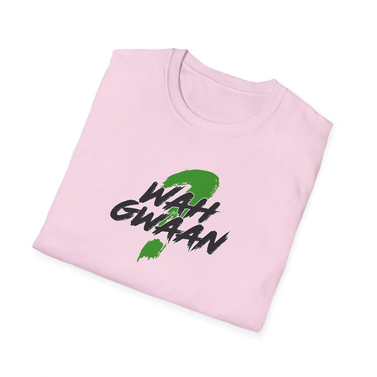 'Wah Gwaan' Graphic Unisex Softstyle T-Shirt - Inspirational Tee for Casual Vibes