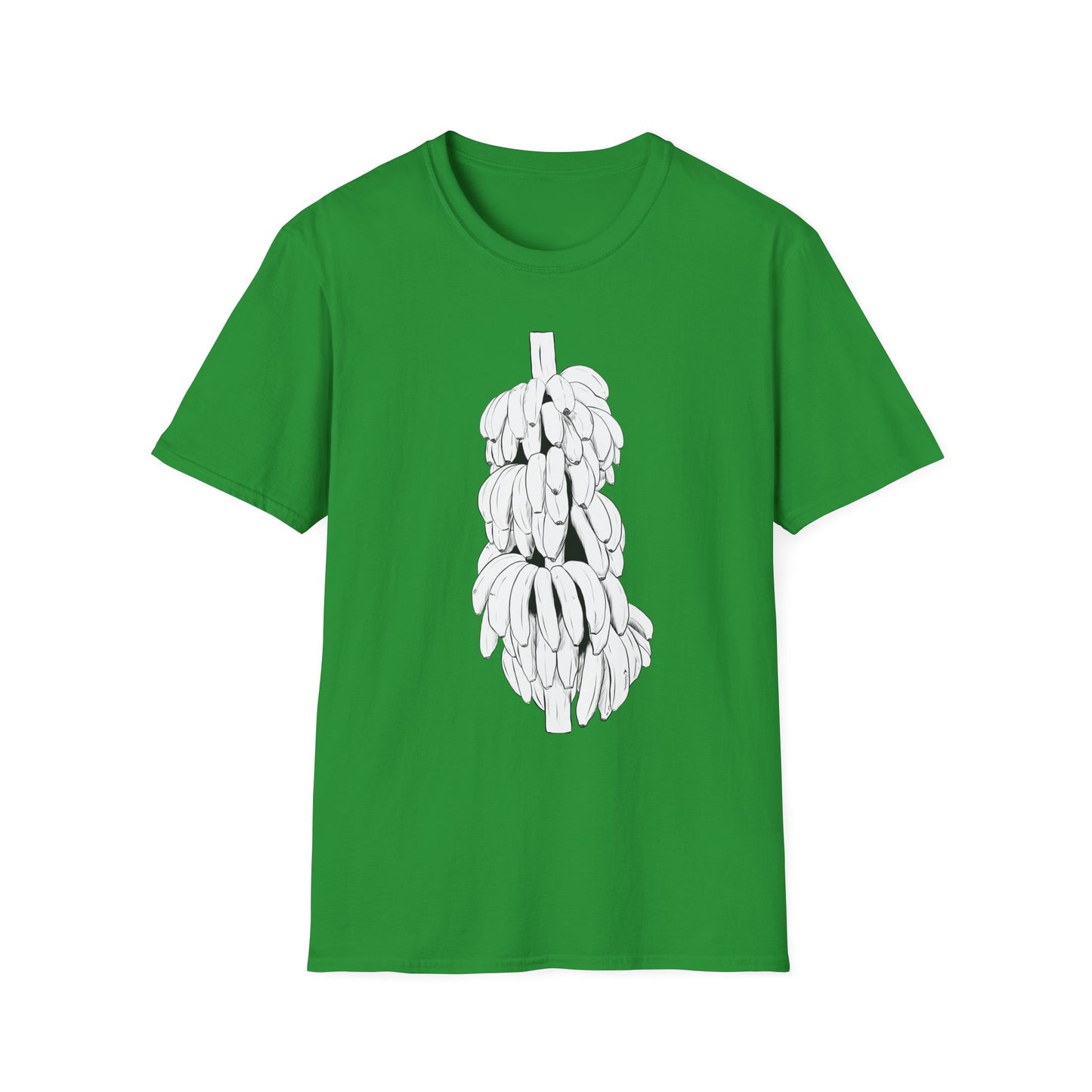 Banana Illustration Unisex Softstyle T-Shirt - Fun Fruit Graphic Tee for Casual Wear