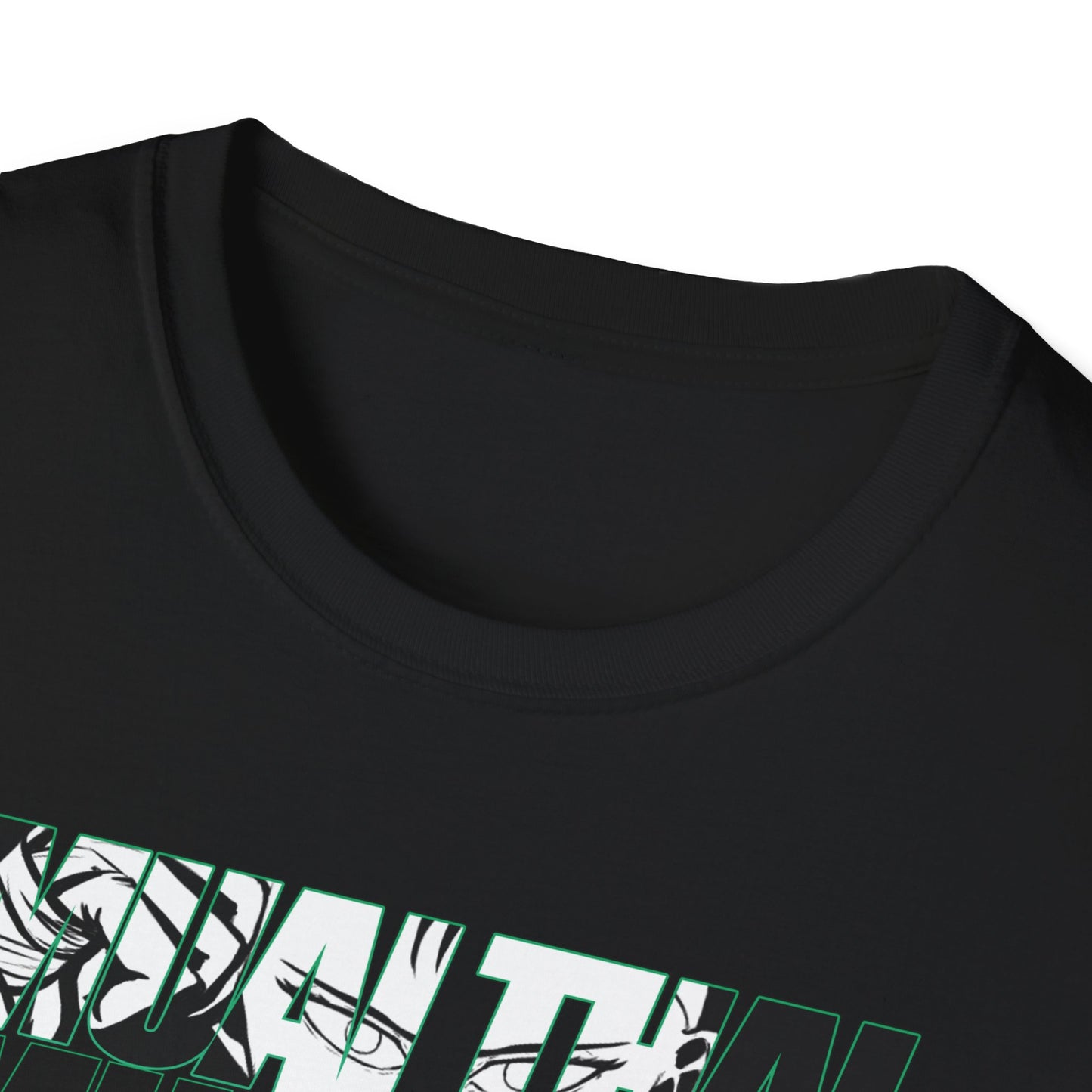 Muay Thai Female Graphics Unisex Softstyle T-Shirt