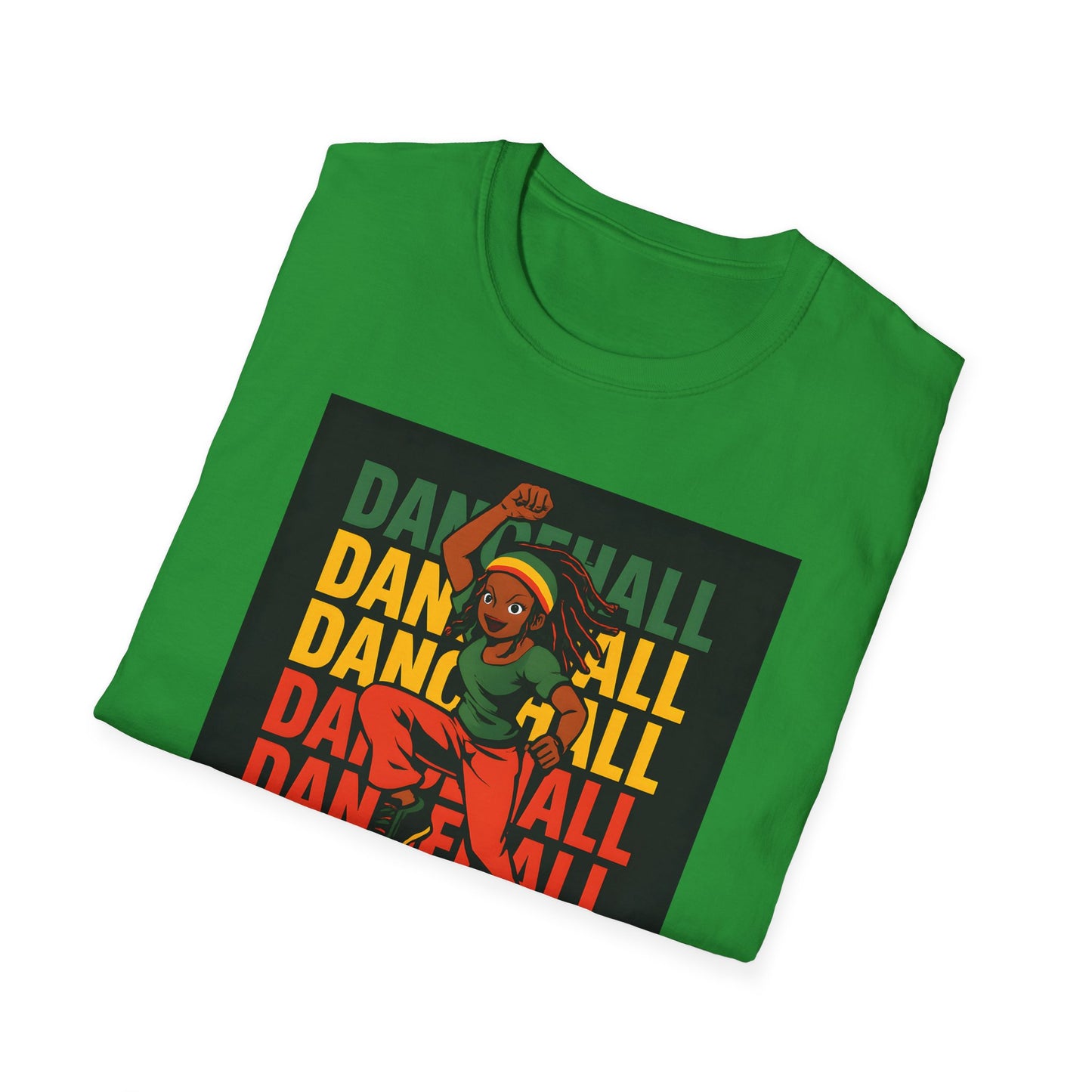 DanceHall Unisex Softstyle T-Shirt, Reggae Vibe Tee, Music Festival Top, Party Apparel, Gift for Music Lovers, Casual Wear