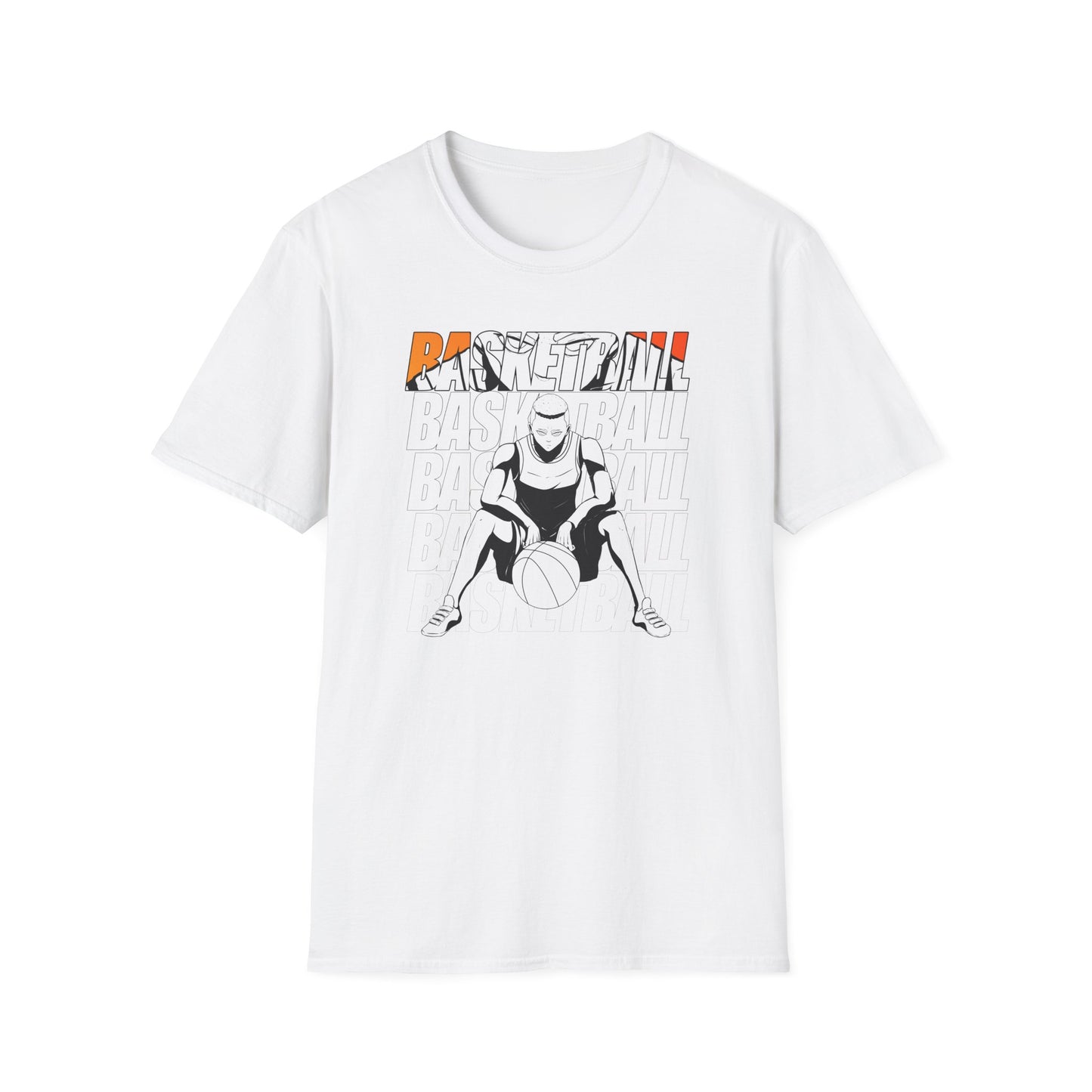 Basketball Male T-Shirt - Sporty Graphic Tee for Athletes & Fans